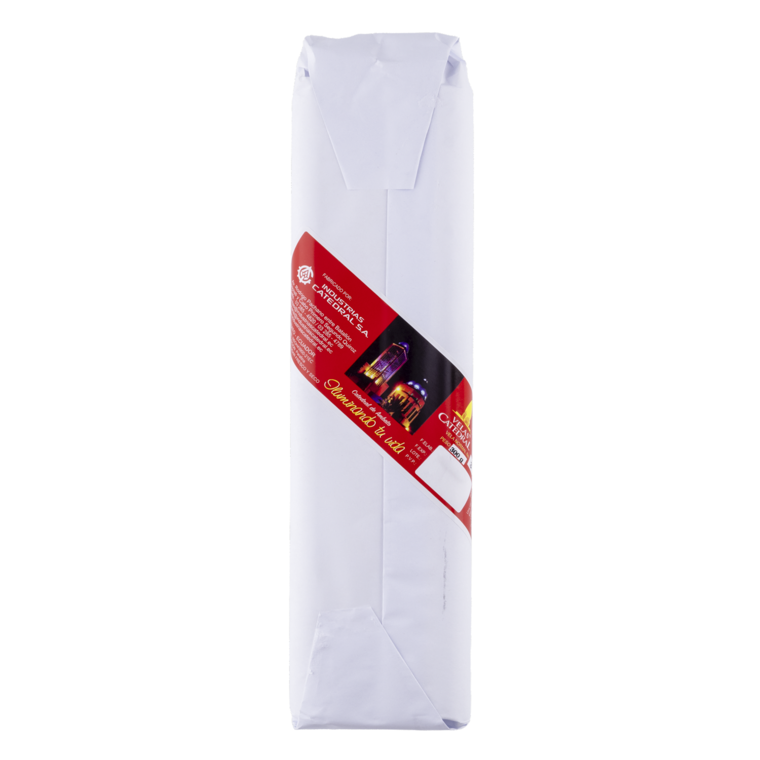 Vela #3 300 Gr 25Cm CATEDRAL 3 U