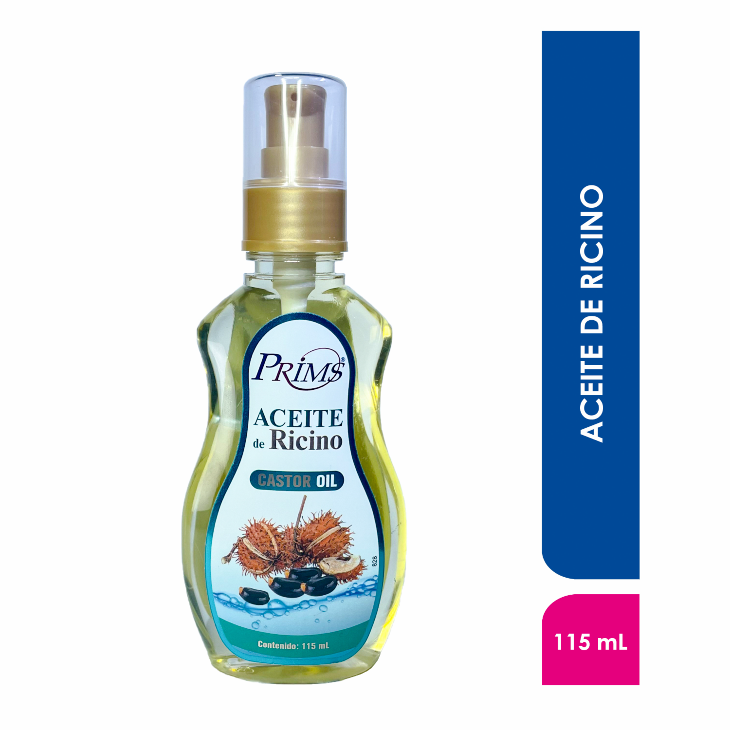 Aceite Cosmético Con Extracto De Ricino PRIMS 115 Ml