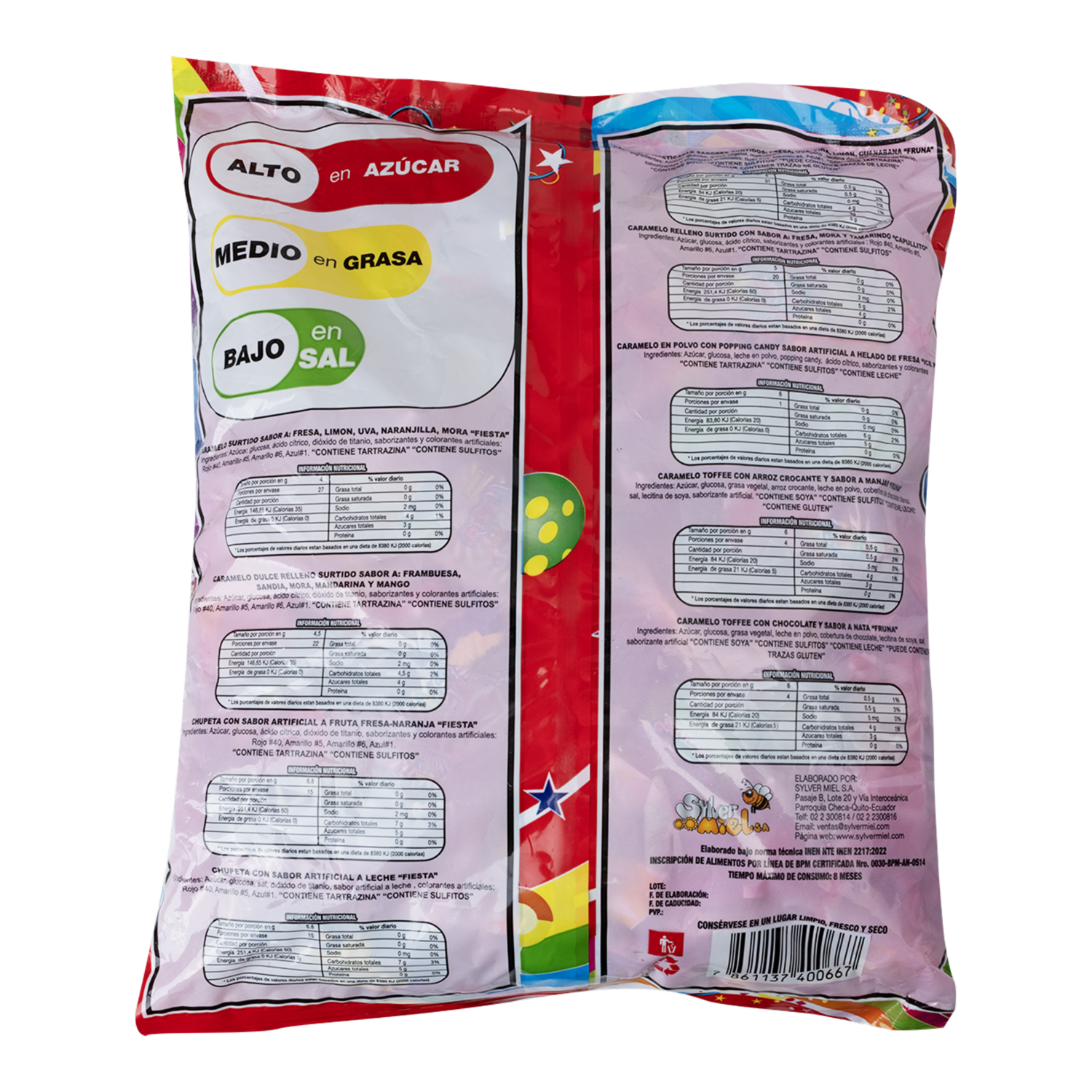 Caramelo De Miel HAPPY CANDY 800 g