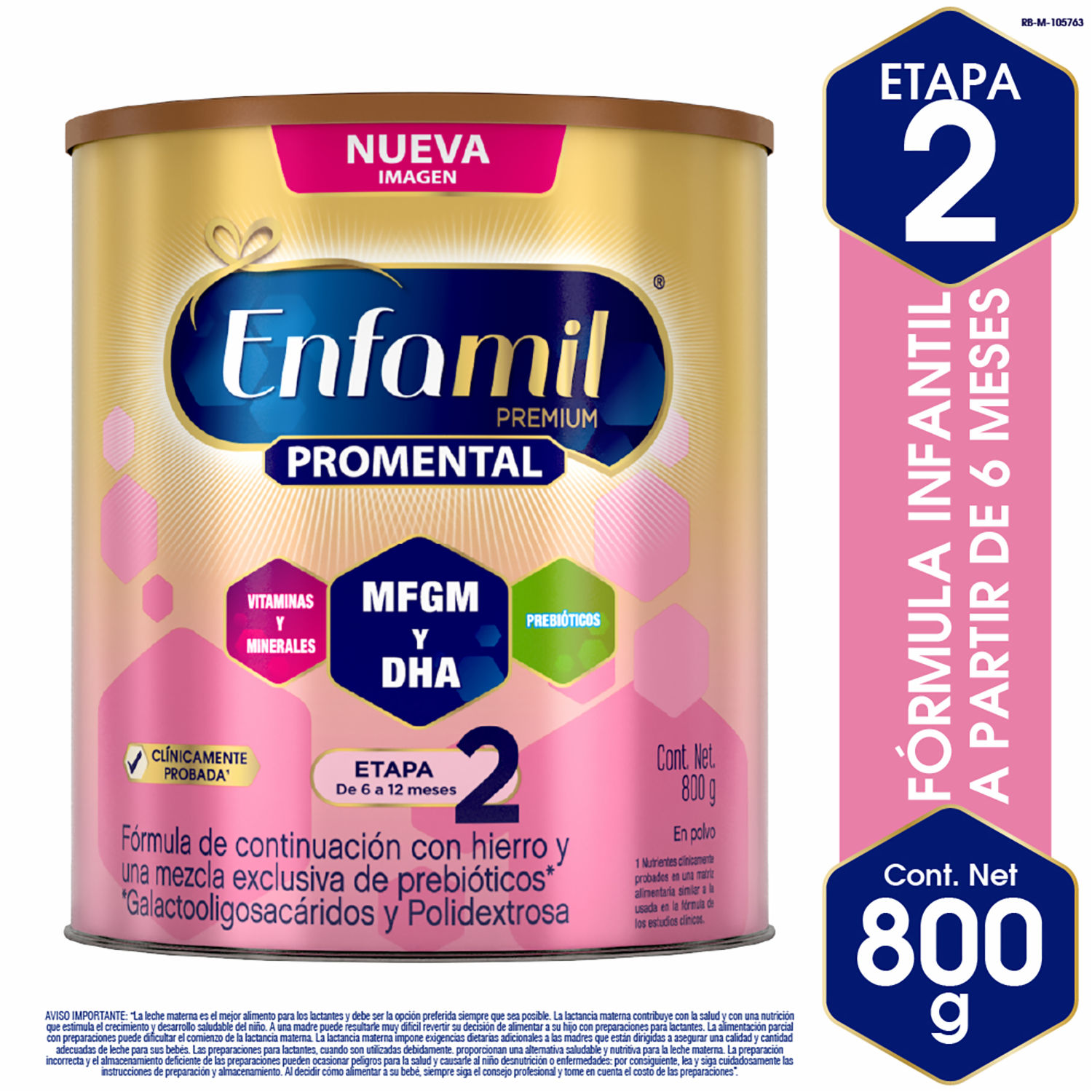 Leche Infantil Segunda Etapa 2 Promental ENFAMIL 800 G