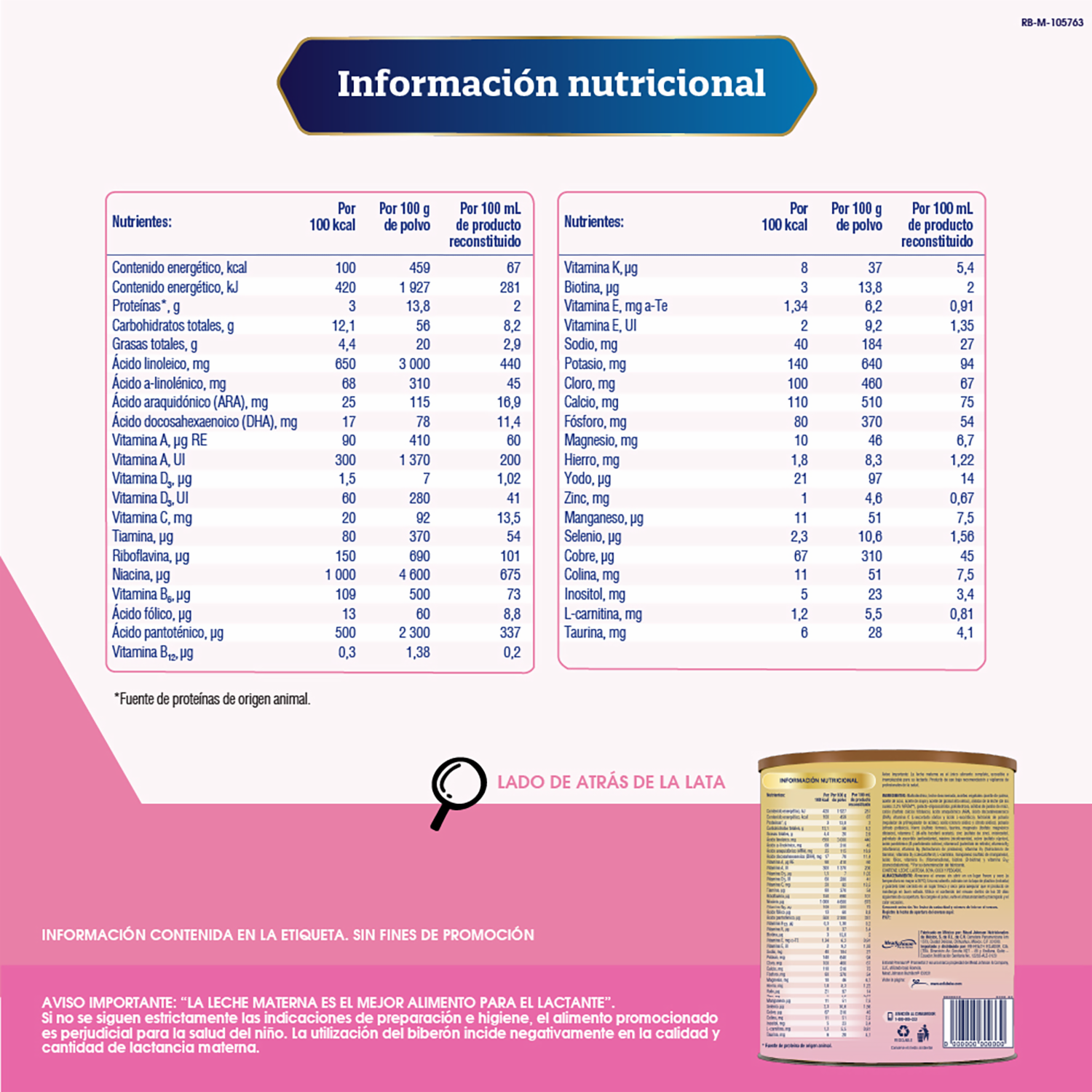 Leche Infantil Segunda Etapa 2 Promental ENFAMIL 800 G