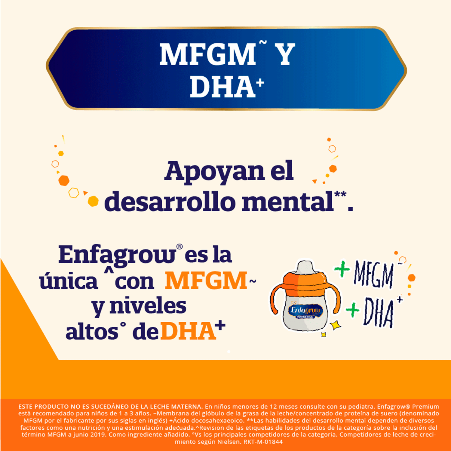 Leche Infantil Tercera Etapa Premium Promental ENFAGROW 800 G