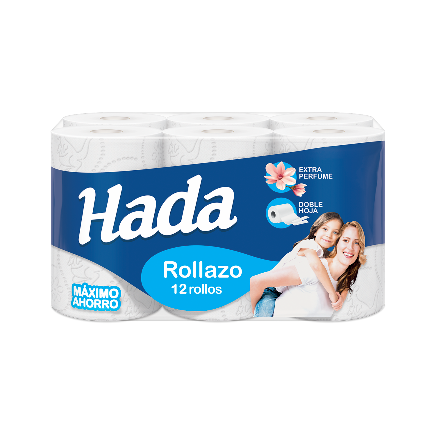 Papel Higiénico Rollazo HADA 12 Rollos