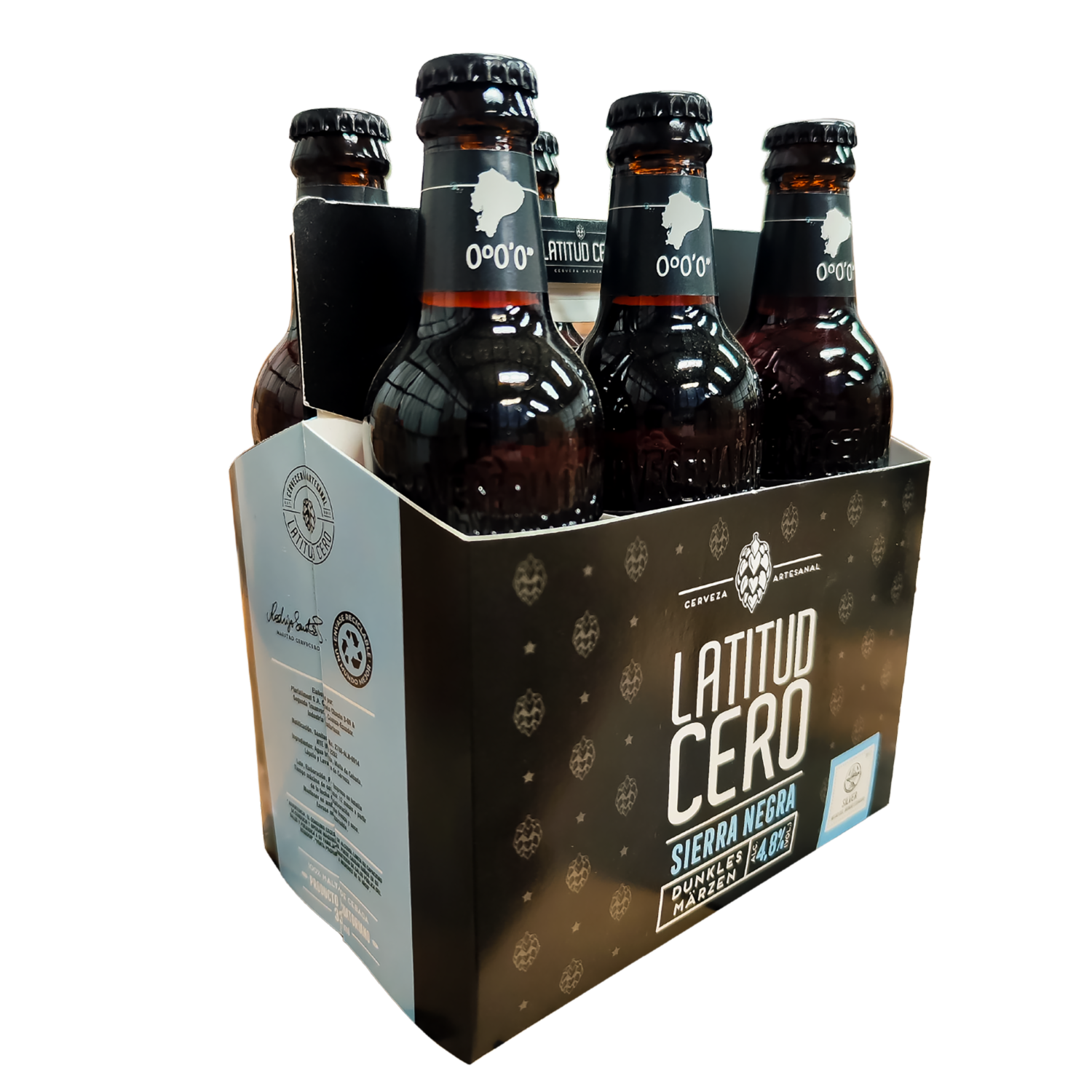 Cerveza Sierra Negra LATITUD CERO 330 Ml