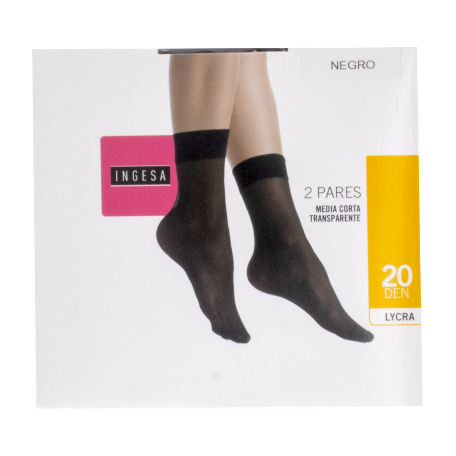 Medias Cortas Lycra Transparente Eurocolor 20 Den INGESA