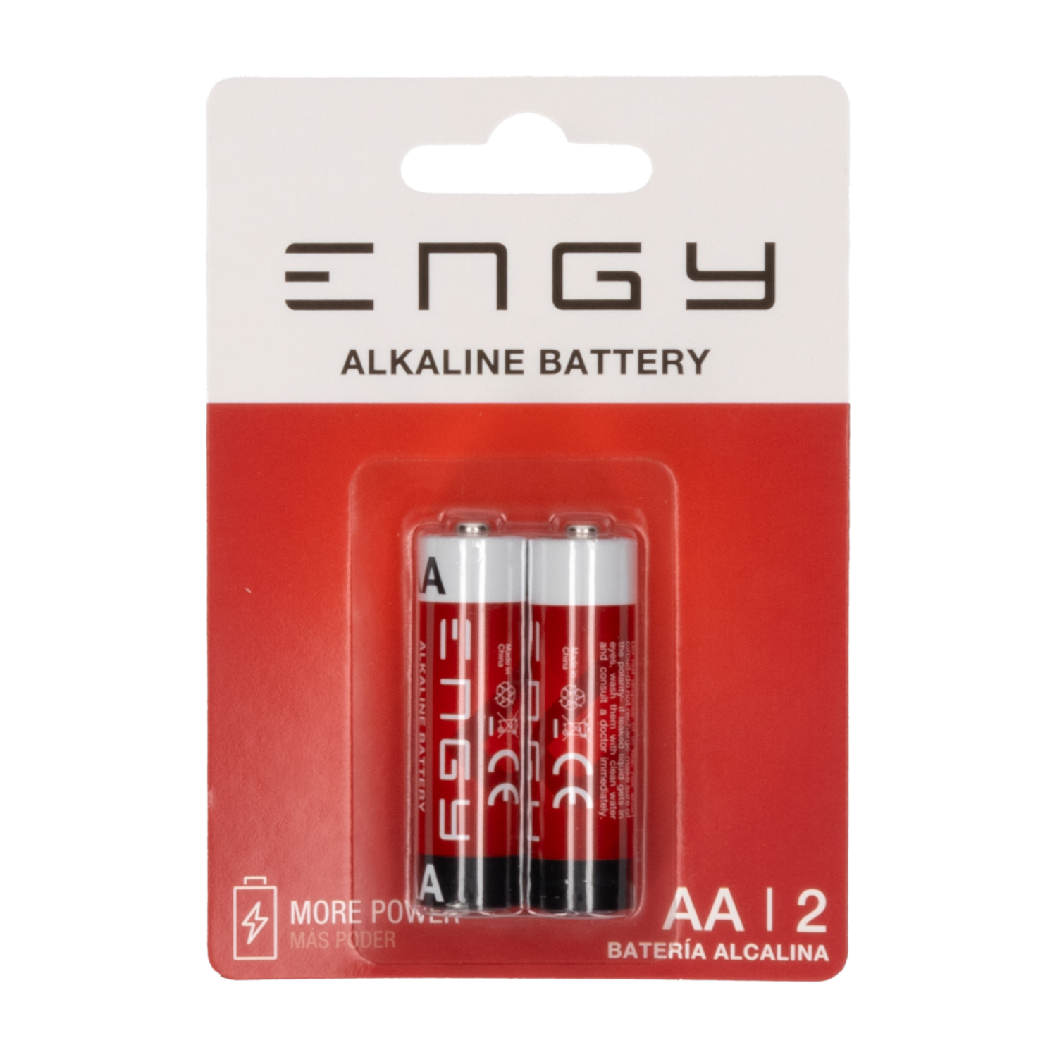 Pilas Alcalinas AA ENGY X 2 Uds