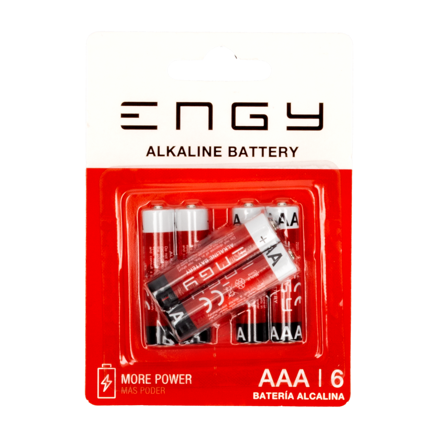 Pilas Alcalinas AAA ENGY X 6 Uds