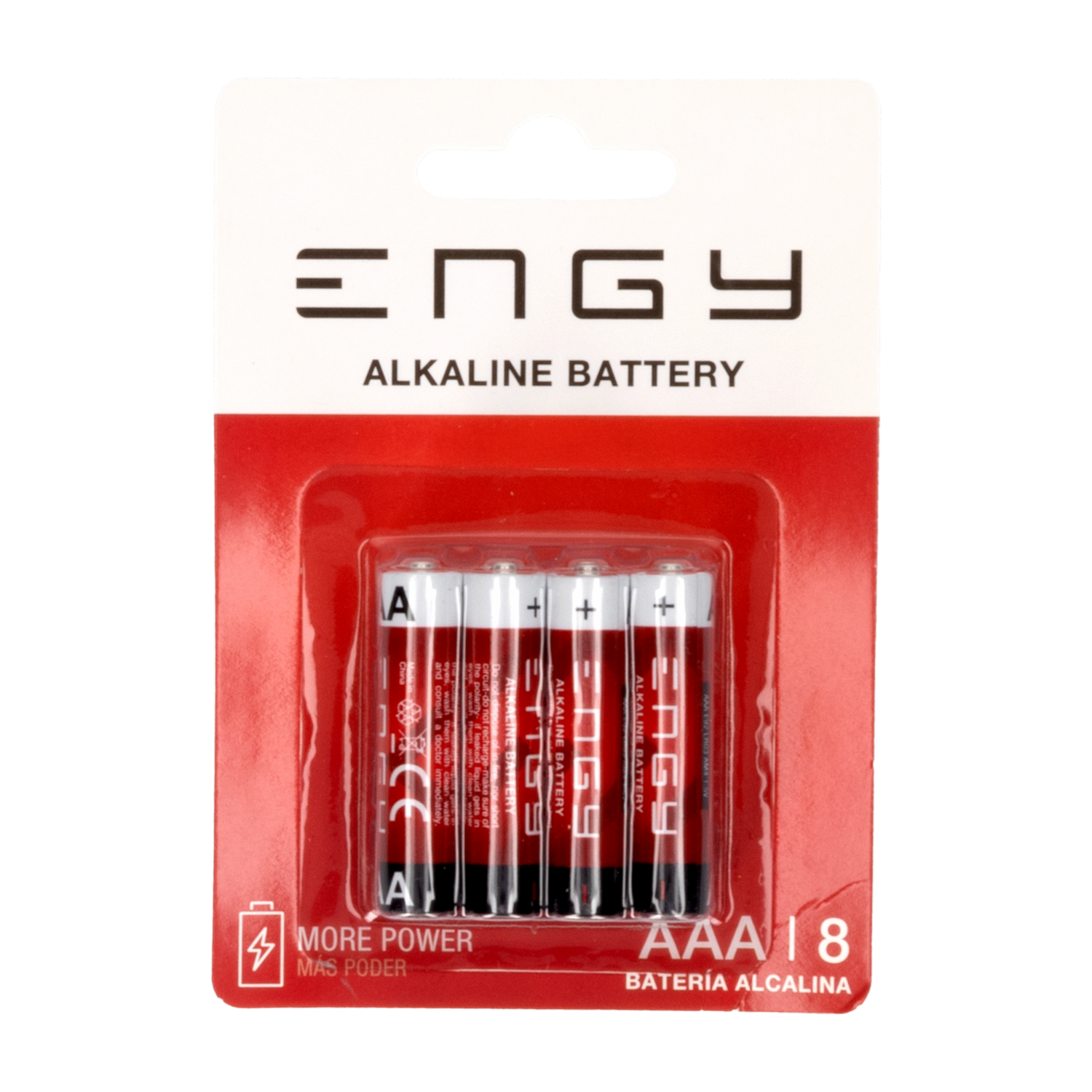 Pilas Alcalinas AAA ENGY X 8 Uds