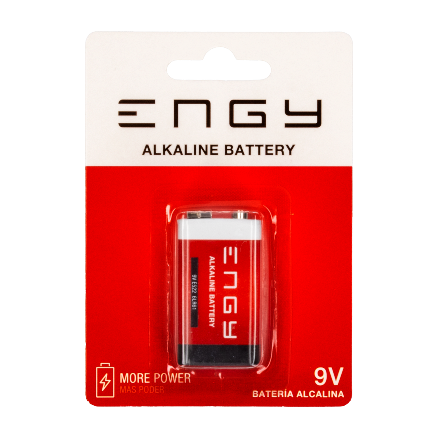 Pilas Alcalinas 9V ENGY Unidad