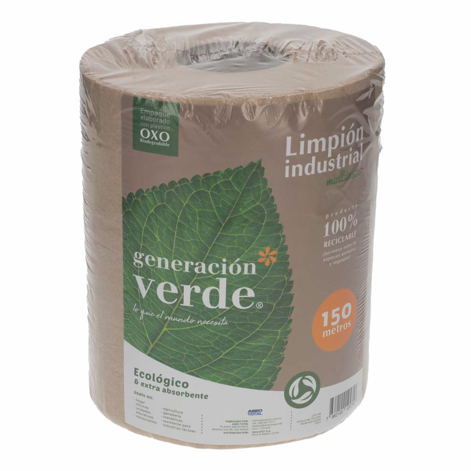 Toalla De Cocina Kraft Generación Verde GENERACIÓN VERDE 150 Unidades