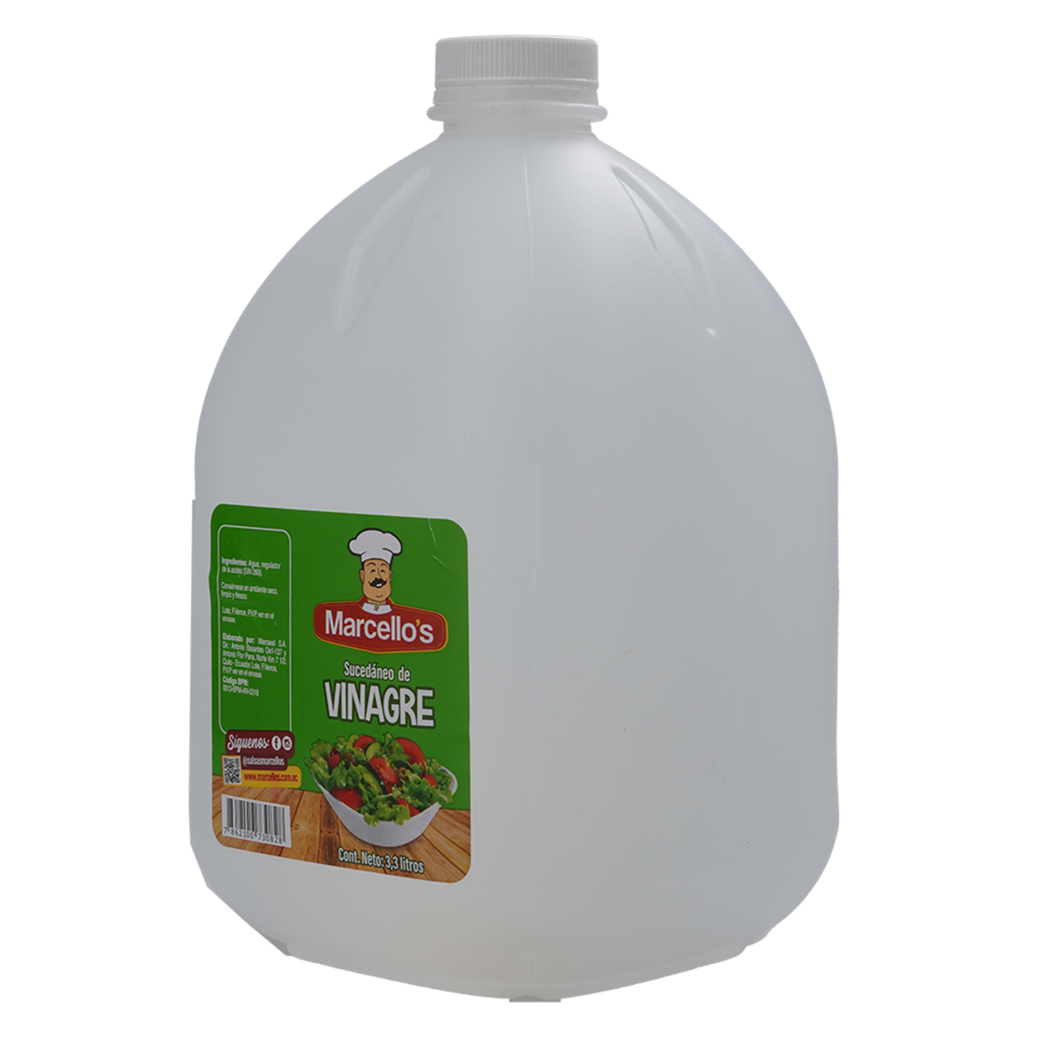 Vinagre Blanco MARCELLO’S 3300 Ml