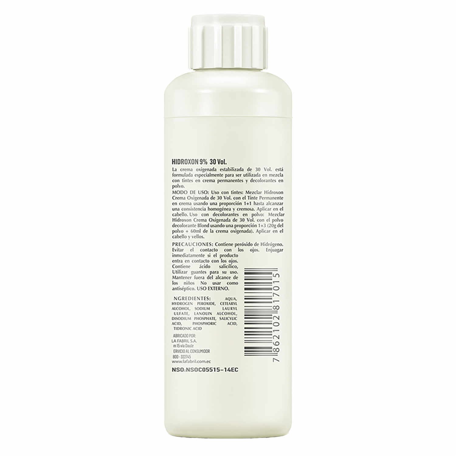 Crema Oxigenada De Vol30 HIDROXON 100 Ml