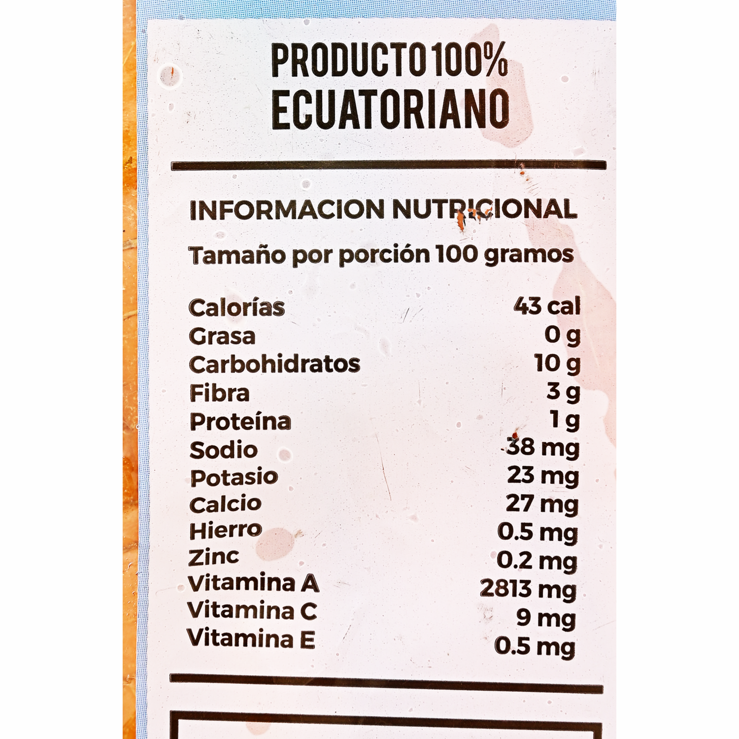 Zanahoria Francesa ZAMORANO 300 G