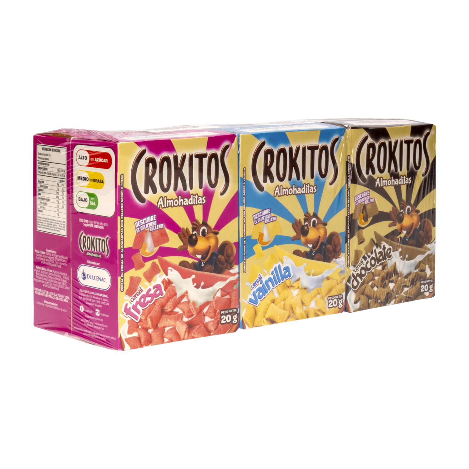 Cereal Almohaditas CROKITOS 6 X 20 g