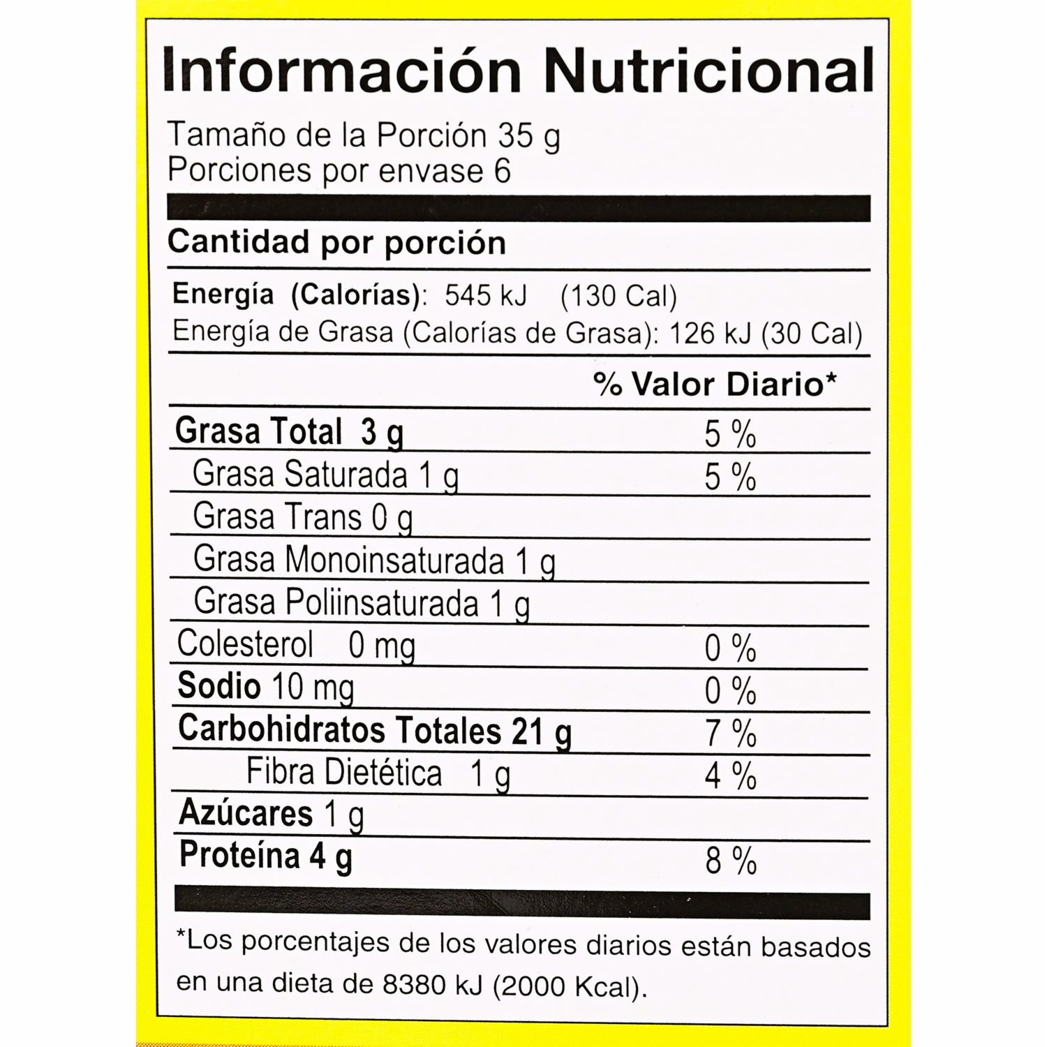 Avena Instantánea Con Banano Y Nuez Baja En Azúcar LIFE 210 G