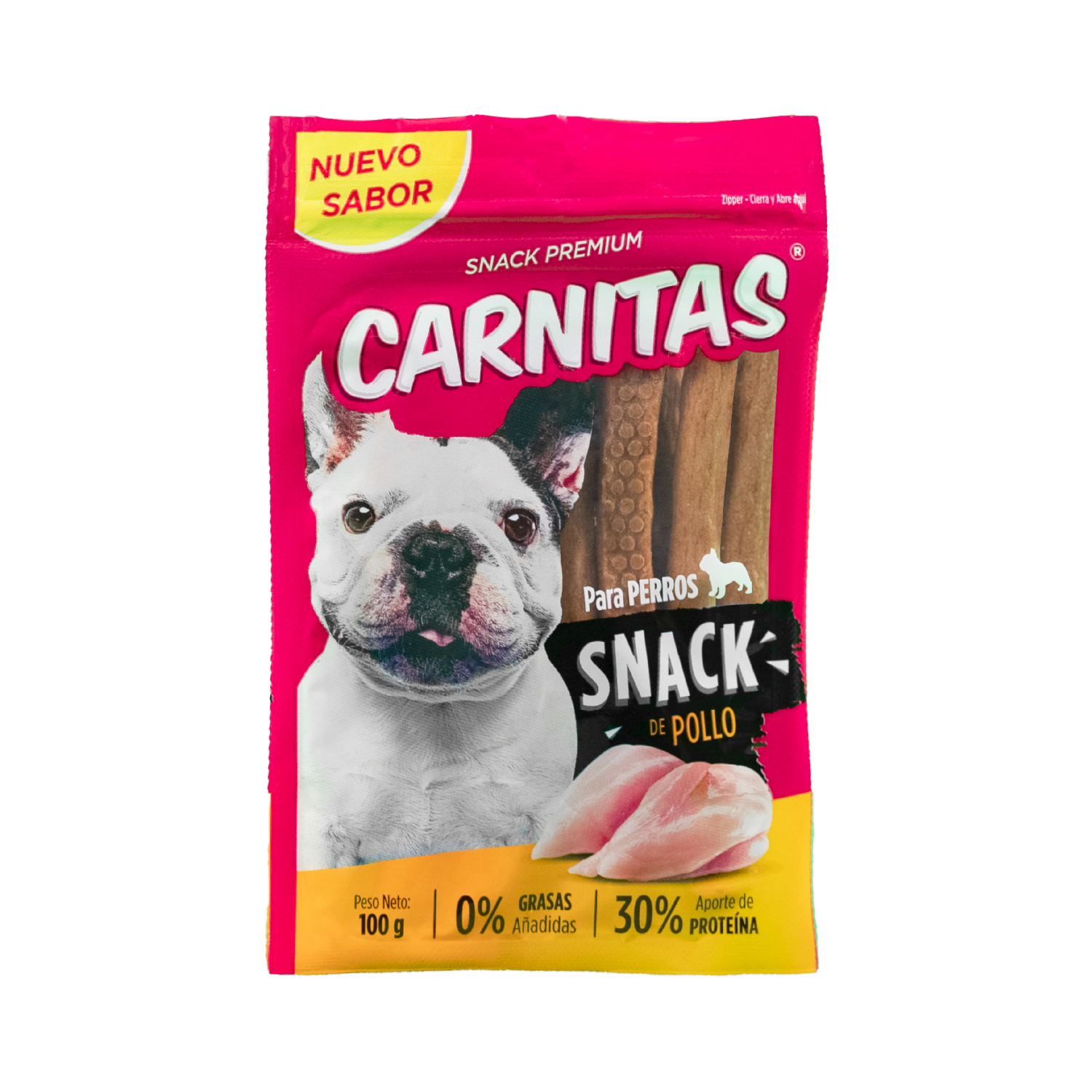 Snack Para Perros De Pollo CARNITAS 100 G