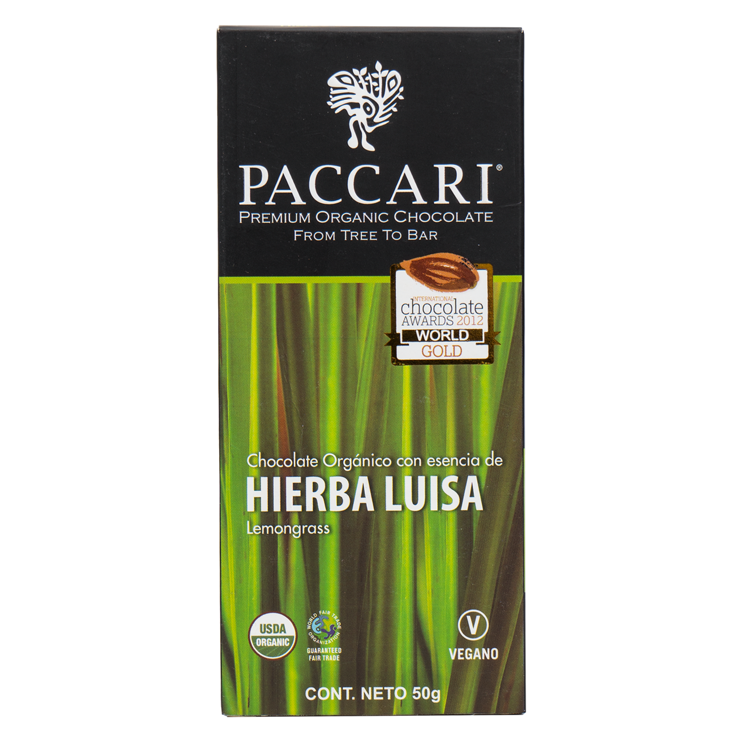 Chocolate Con Hierba Luisa PACCARI 50 G