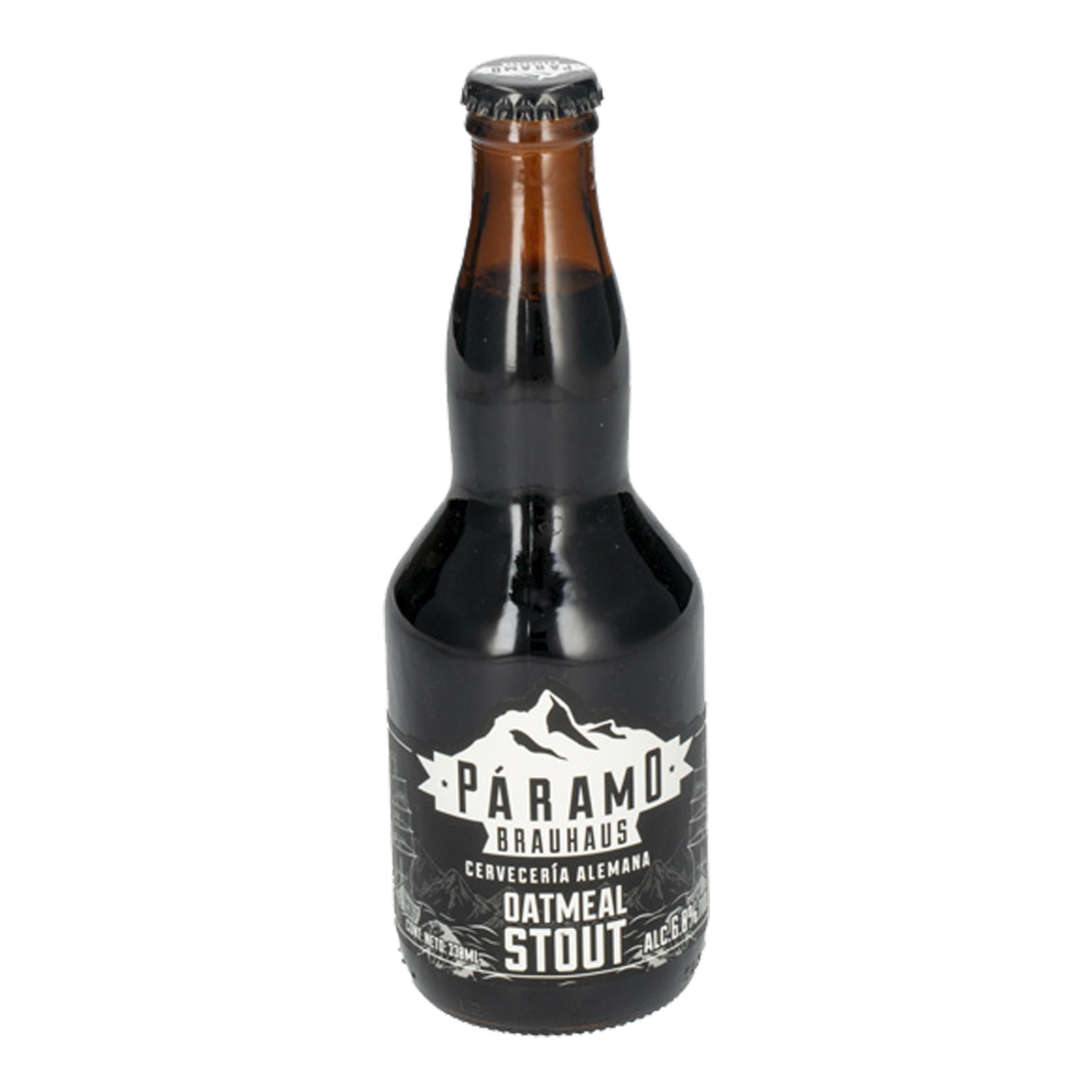 Cerveza Negra Oatmeal Stout PÁRAMO BRAUHAUS 330 Ml