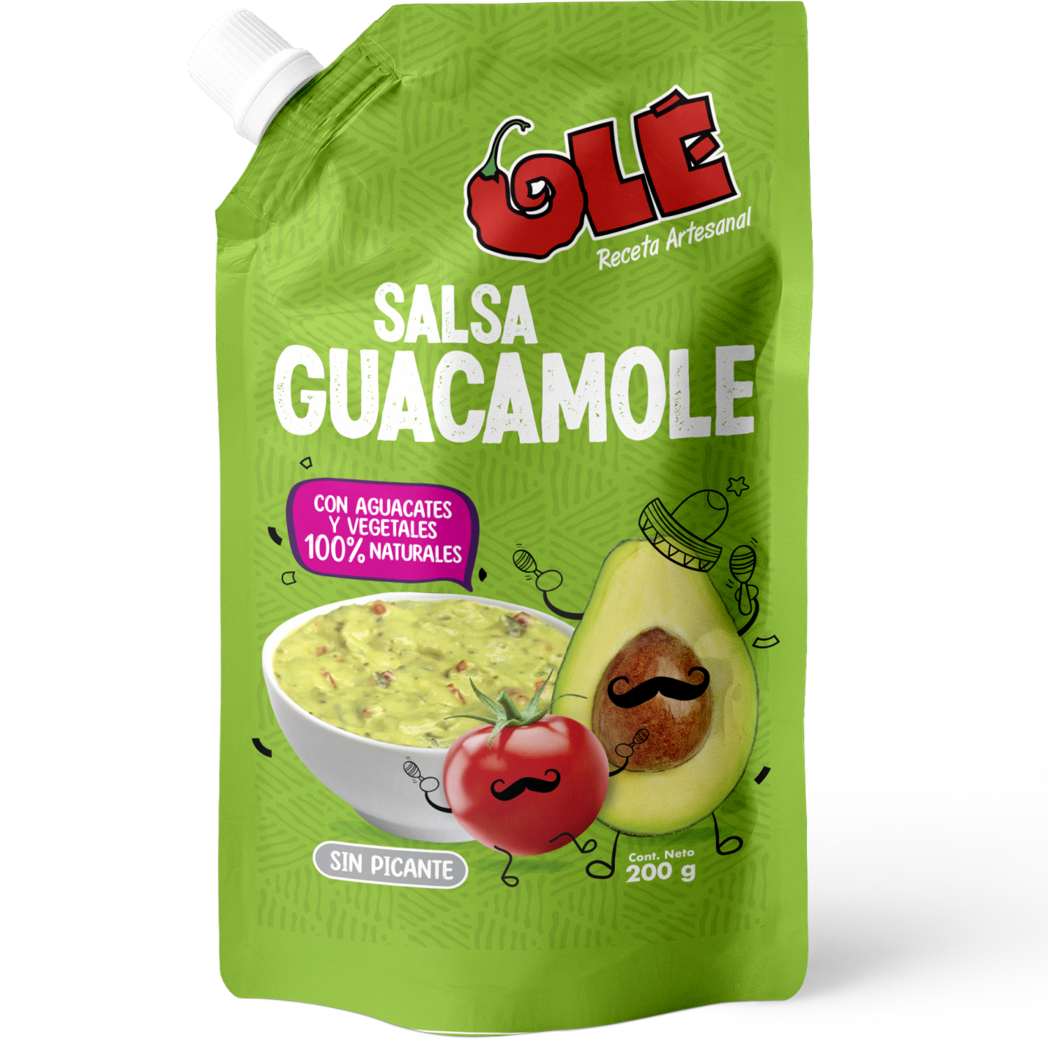 Salsa Dip Guacamole Original OLÉ 200 G