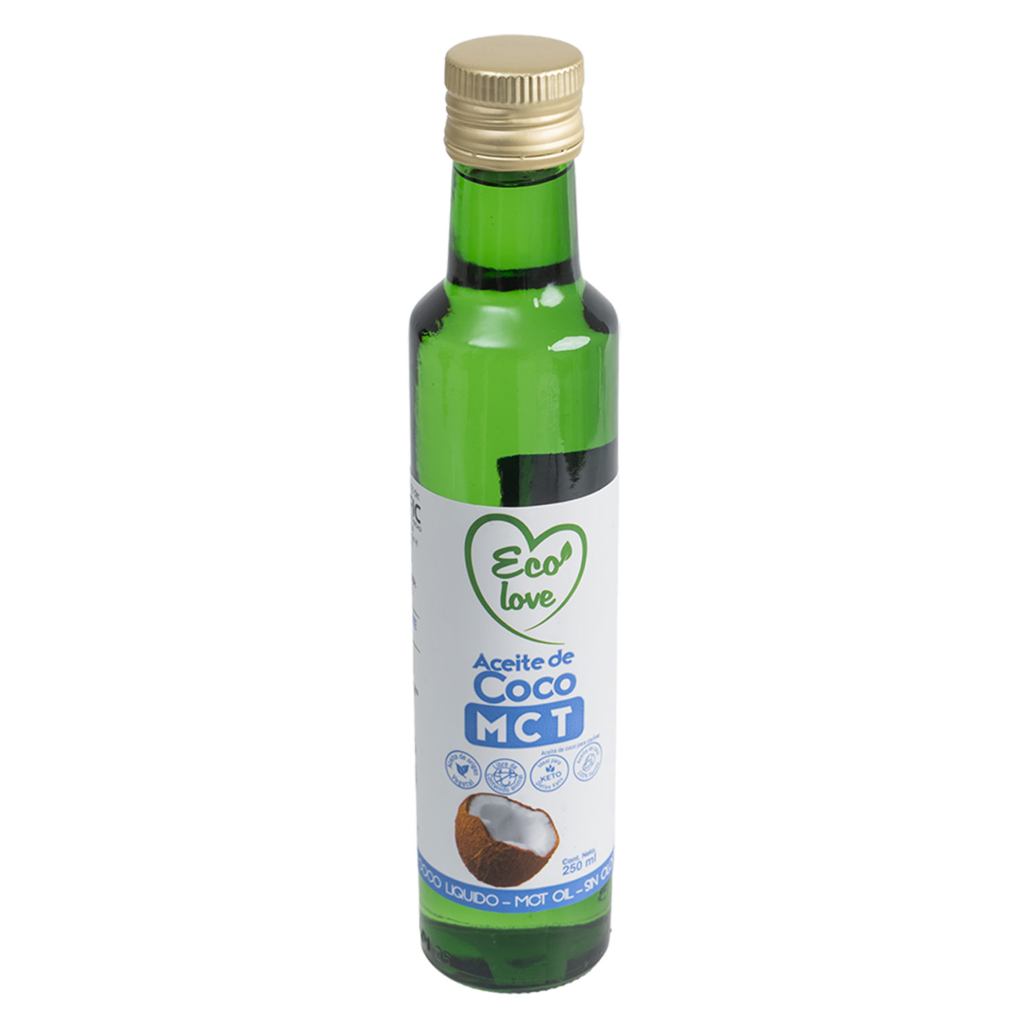 Aceite De Coco Líquido ECOLOVE 250 Ml