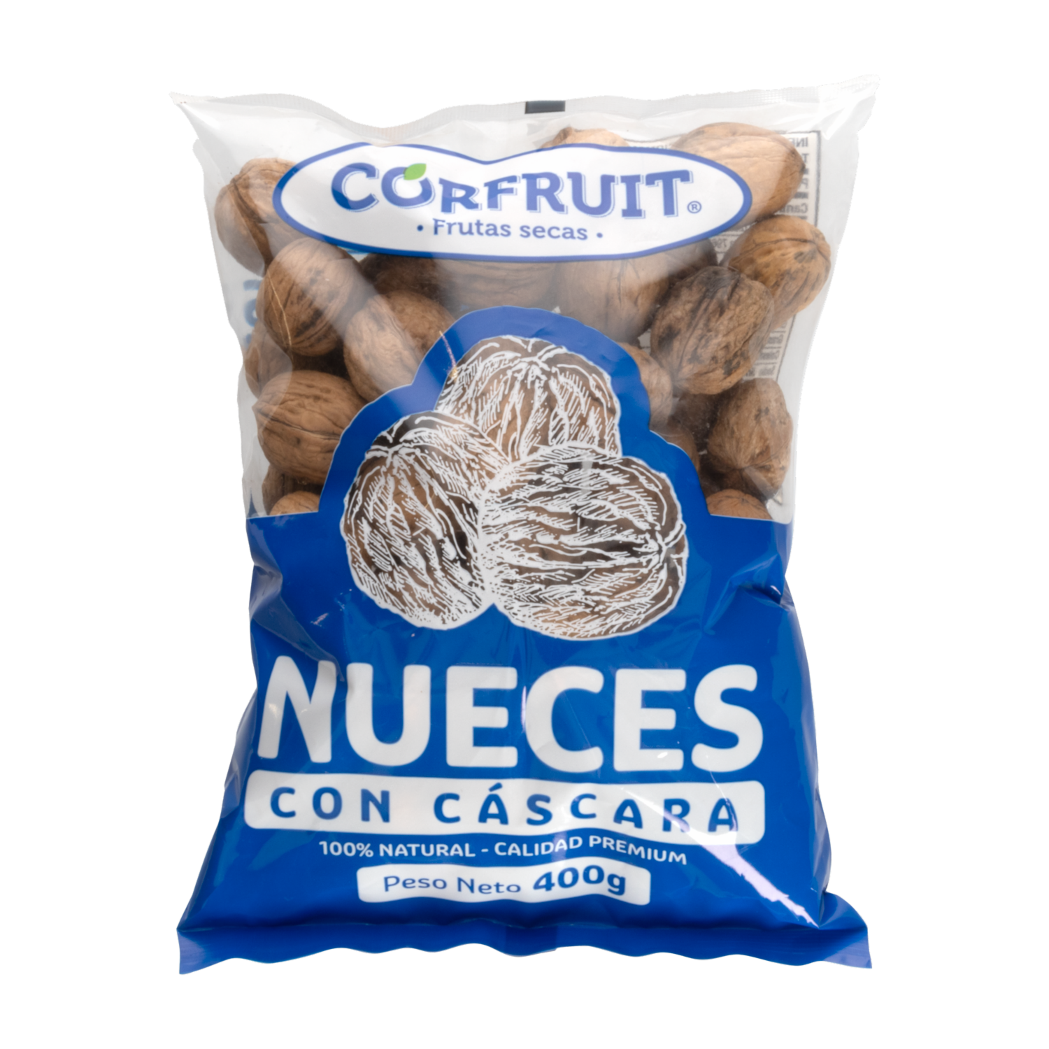 Nueces Con Cascara CORFRUIT 400 G