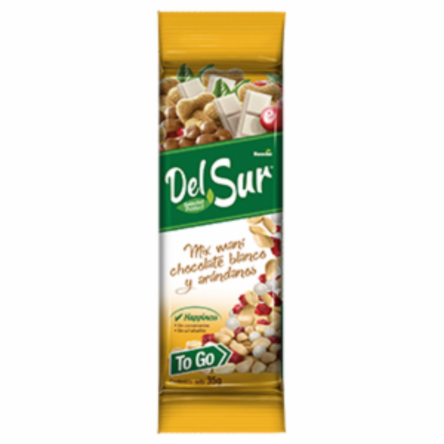 Frutos Secos Mix Maní Chocolate/Arándanos DEL SUR 35 G