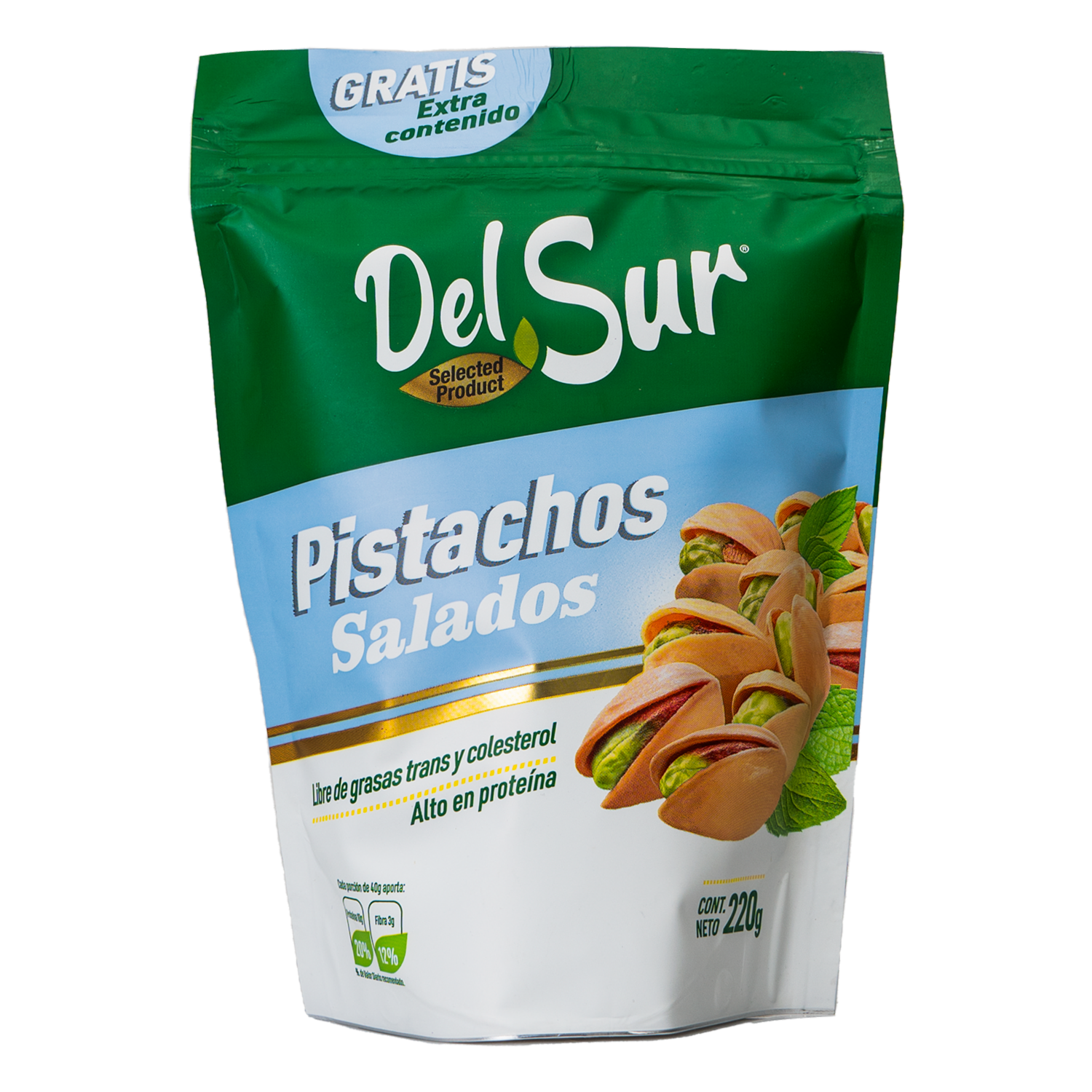 Pistachos Seleccionados DEL SUR Doypack