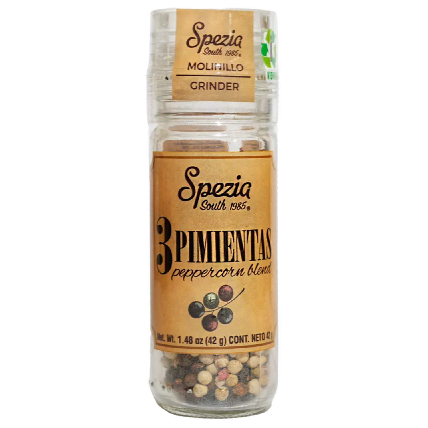 Pimienta 3 Variedades En Molinillo SPEZIA 42 G