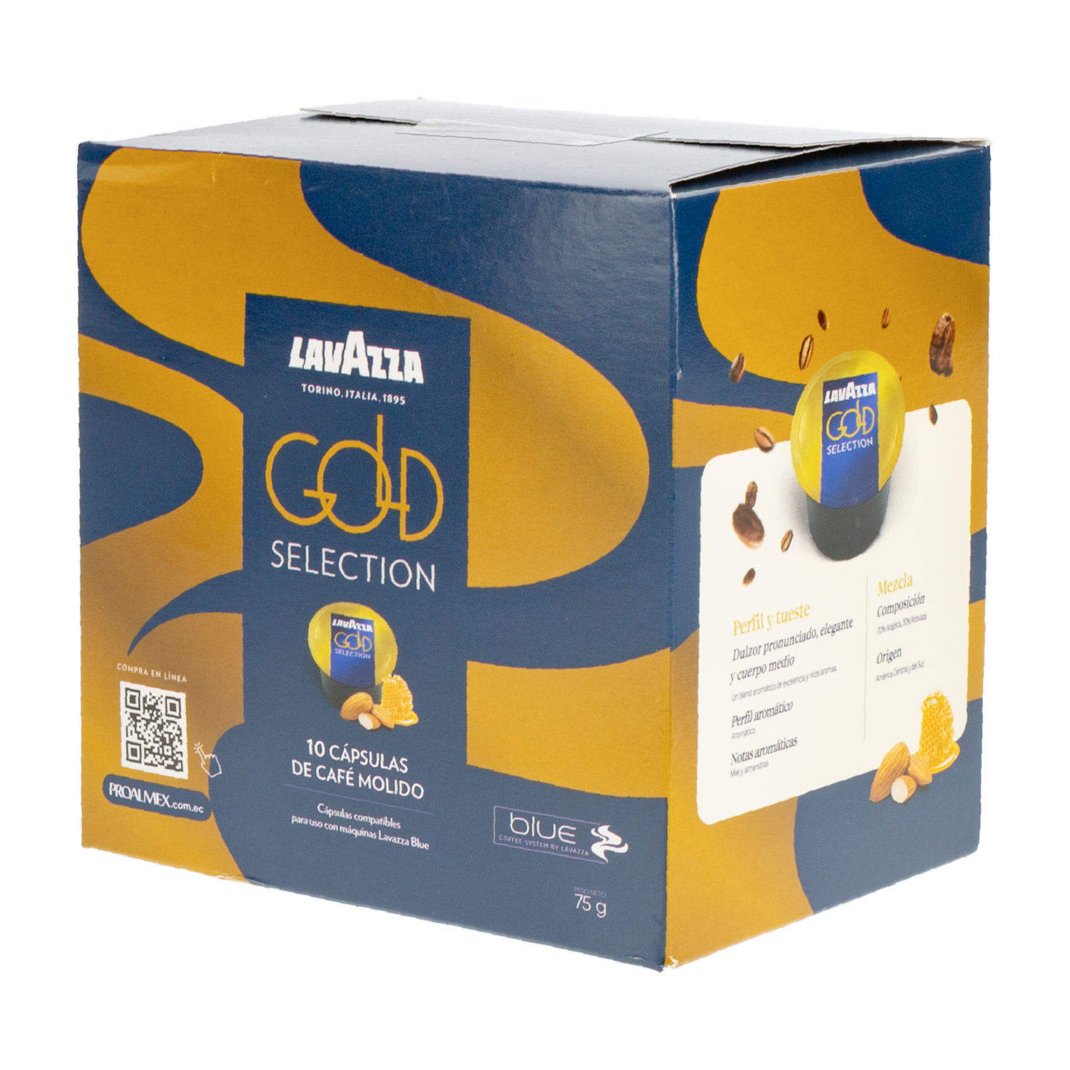 Café En Cápsulas Blue Top Class LAVAZZA 75 G