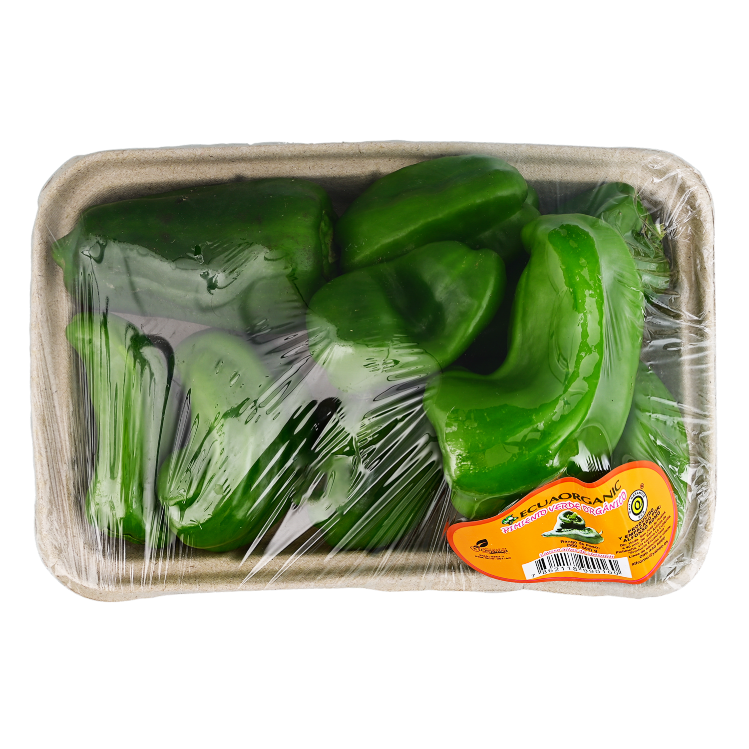 Pimiento Orgánico ECUAORGANIC 500g