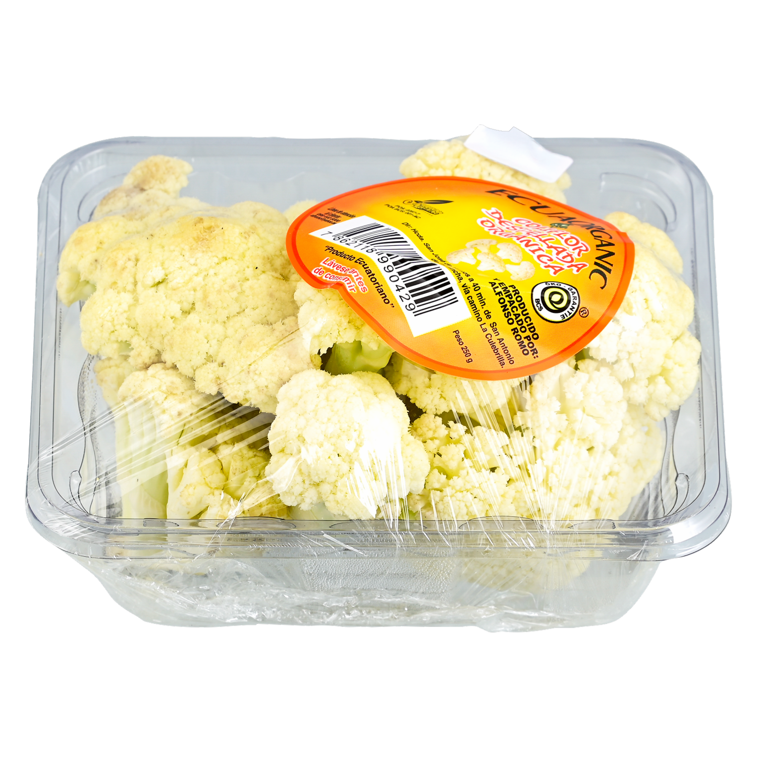 Coliflor Despellada ECUAORGANIC 250 g