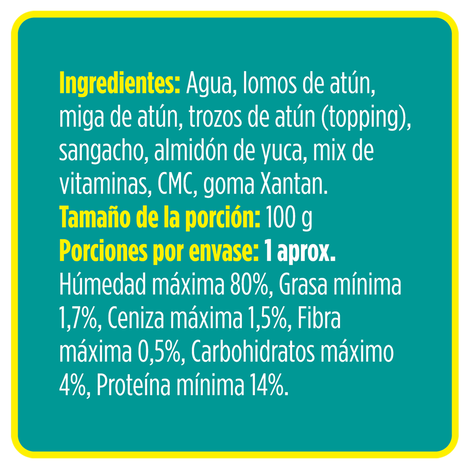 Alimento Húmedo Para Gatos De Atún PURE NATURE 85 G