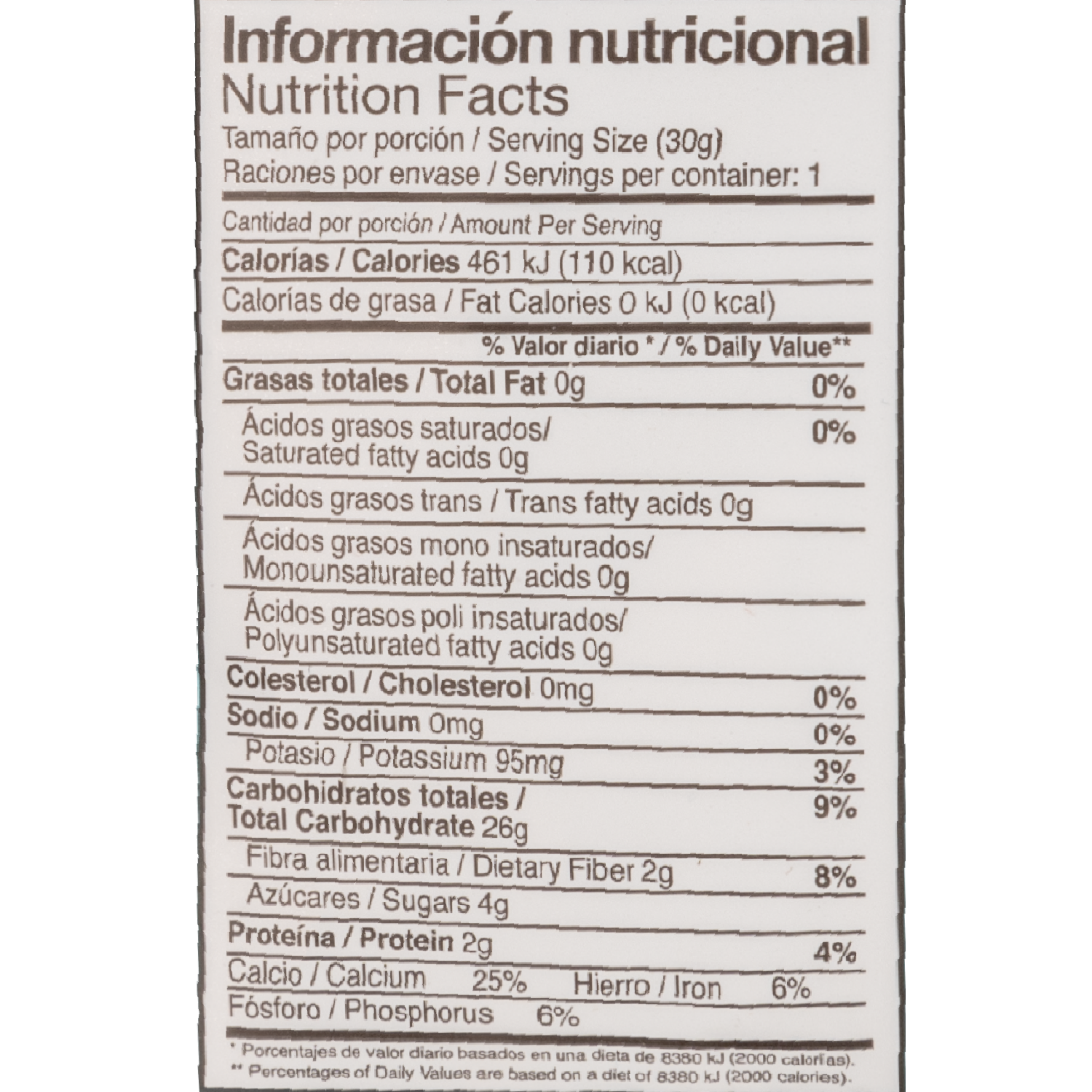 Cereal Quinoa Munch Y Quinoa Sabor A Vainilla Libre De Gluten CEREALES ANDINOS 30 G