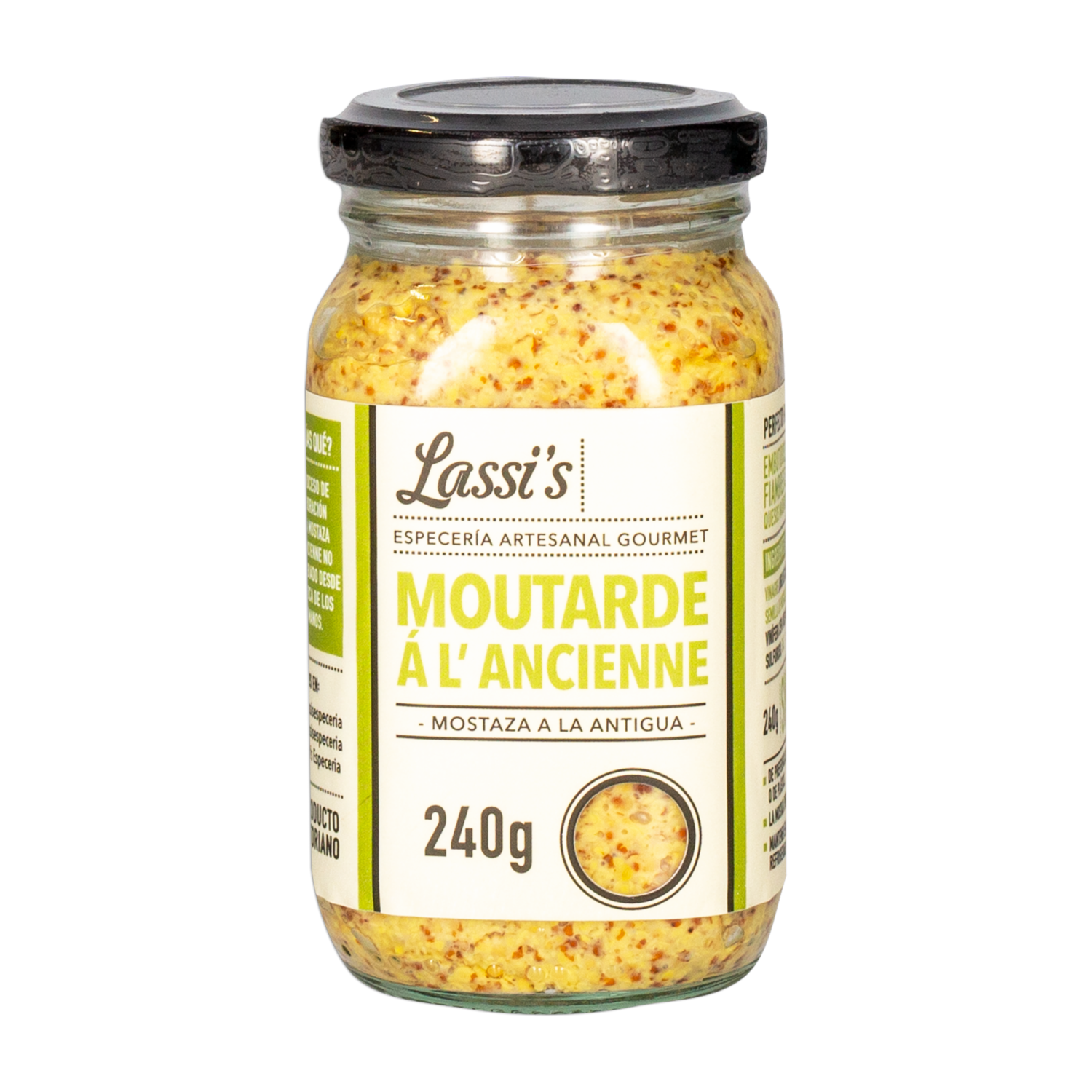 Mostaza Al Ancienne LASSI’S Frasco
