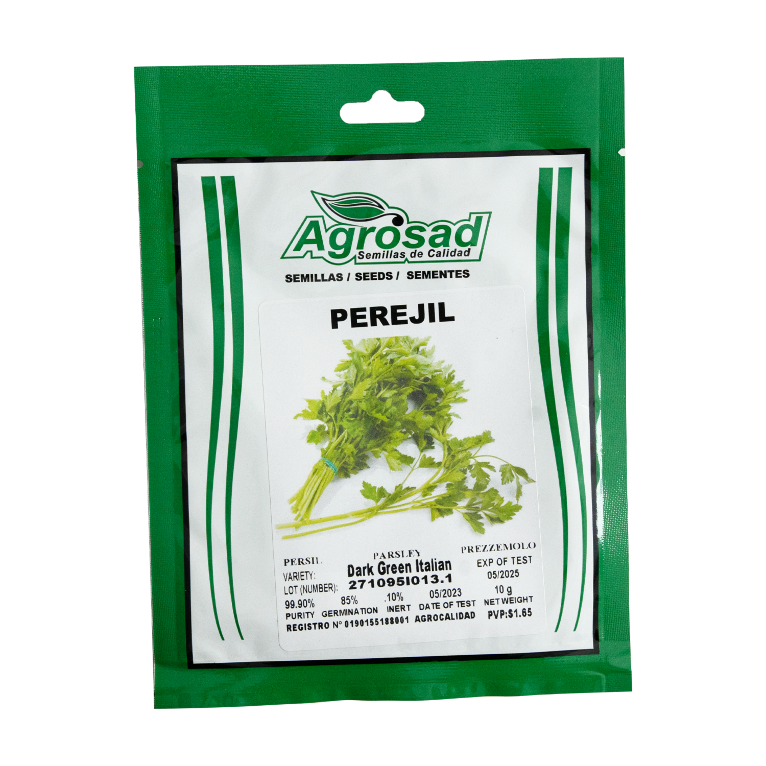 Semillas De Perejil AGROSAD 10 g