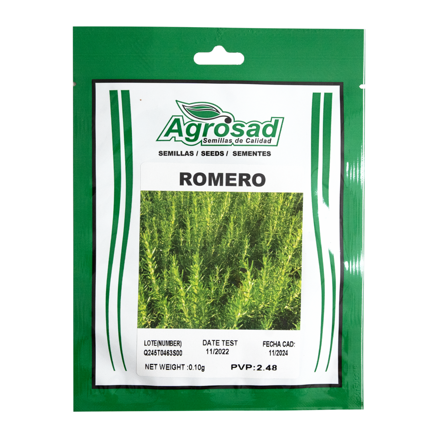 Semillas De Romero Floral Rosmarino AGROSAD 0.10 g