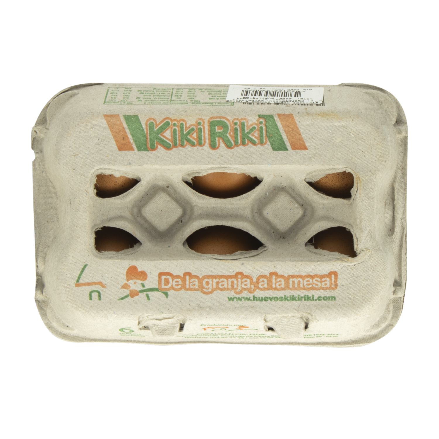Huevos Grandes KIKI RIKI X 6 Uds