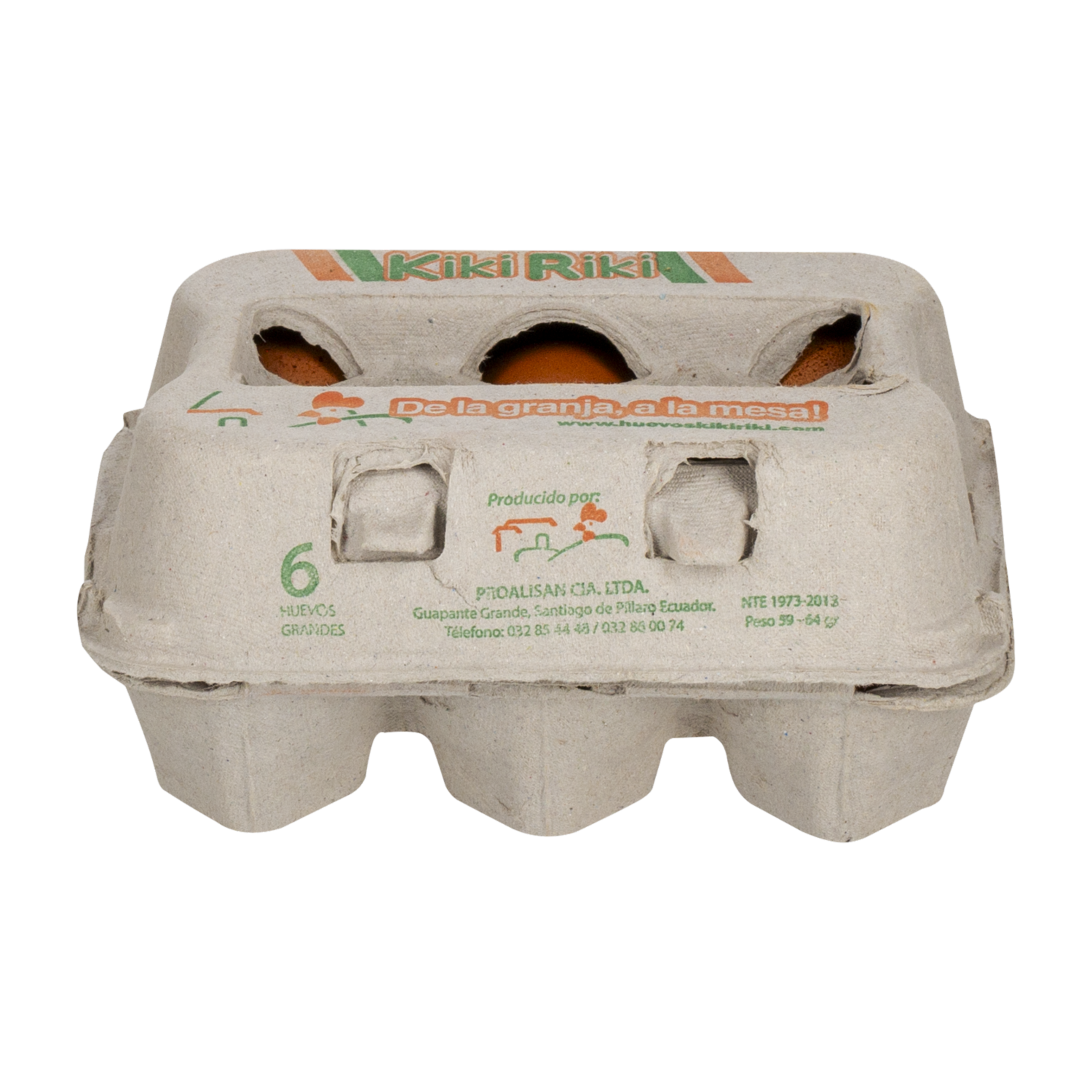 Huevos Grandes KIKI RIKI X 6 Uds
