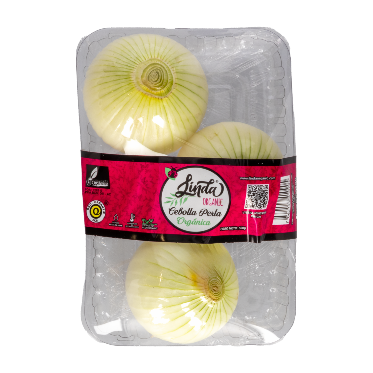 Cebolla Perla Orgánica Fresca LINDA ORGANIC 500 G