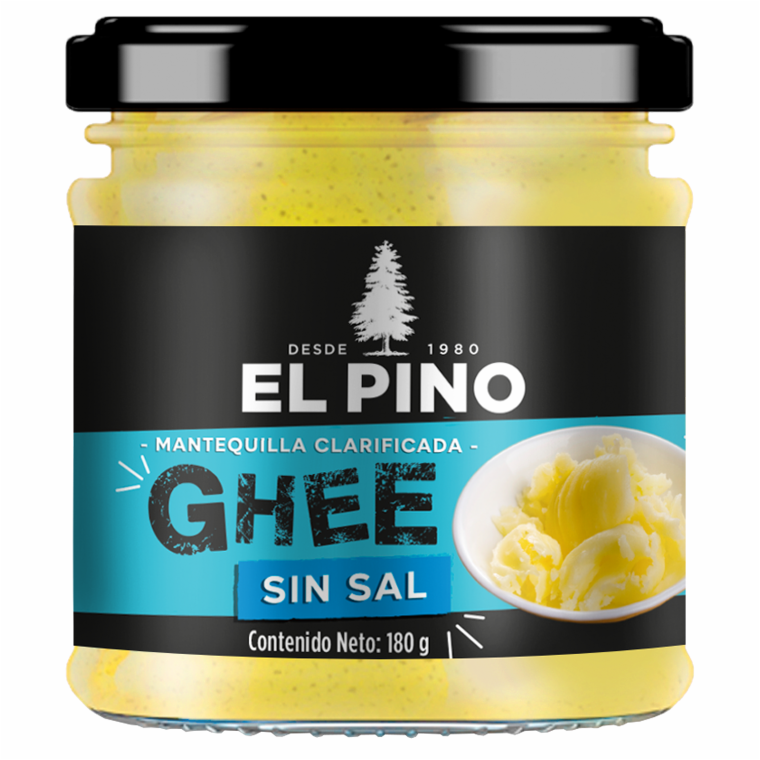 Mantequilla Clarificada Ghee Sin Sal EL PINO 180 G