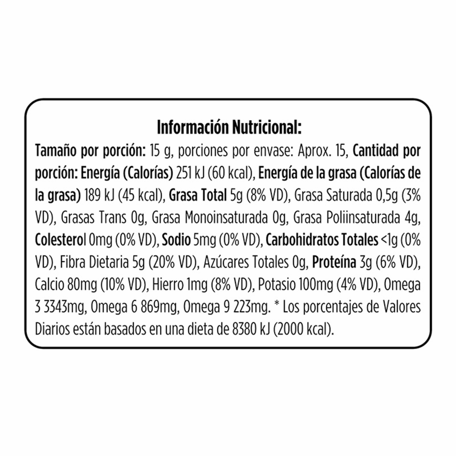 Chía Semillas KARAY 220 G