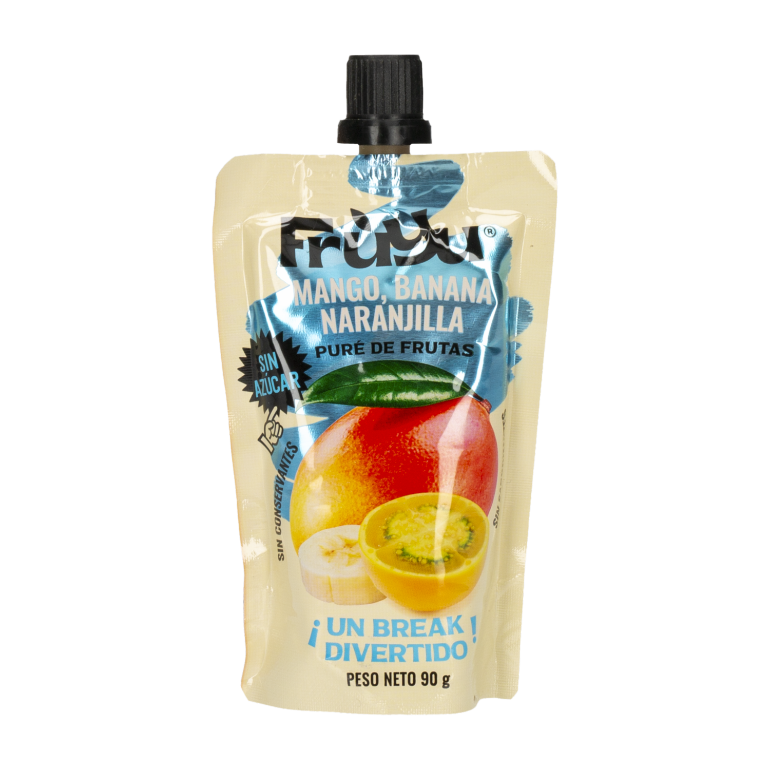Pure De Mango Banana Y Naranjilla FRÚYU 90 g