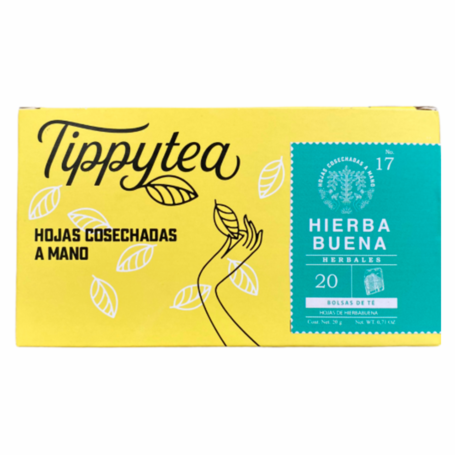 Té Hojas De Hierbabuena Seleccionadas Y Cosechadas A Mano TIPPYTEA 20 G