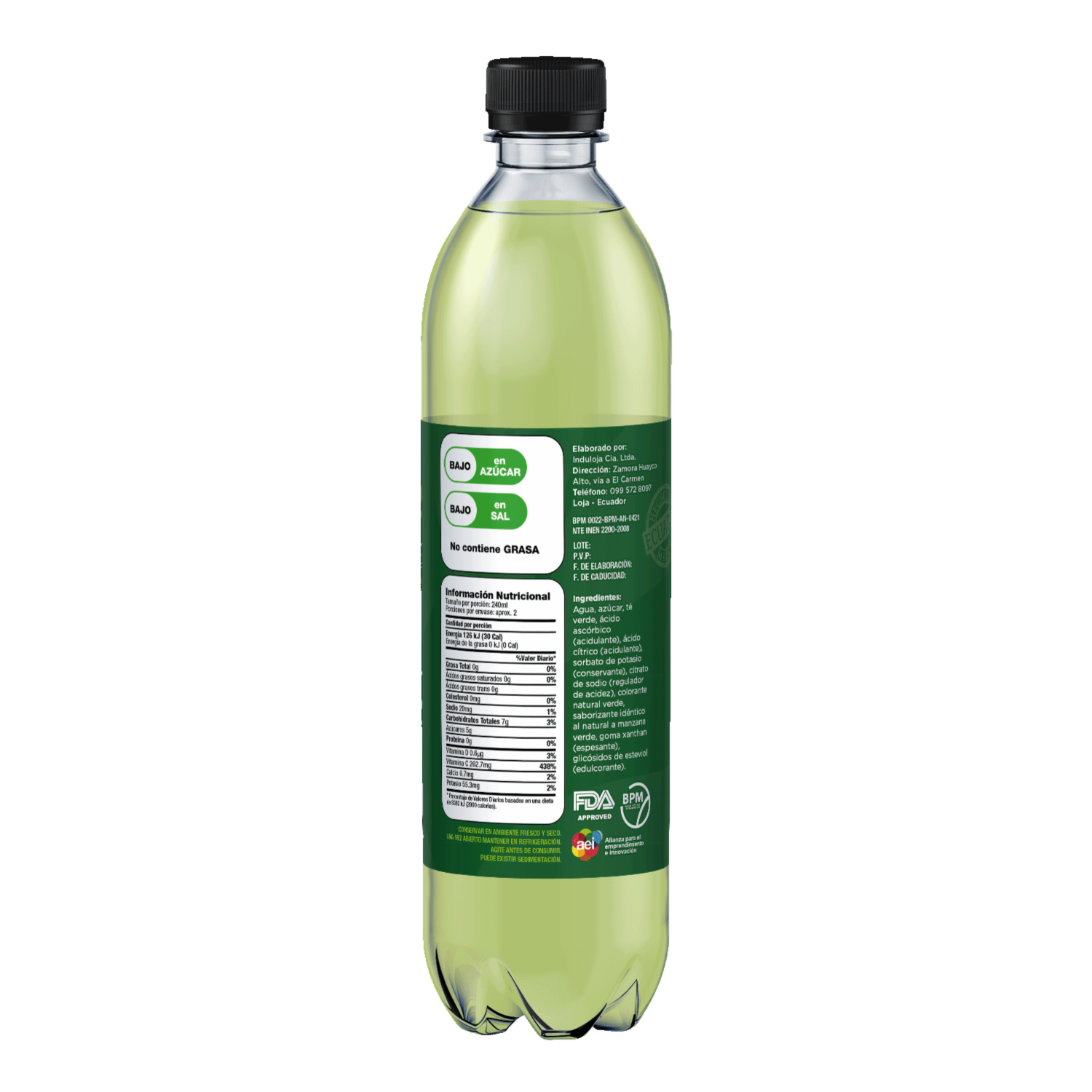 Bebida De Té Con Manzana Verde FORESTEA 400 Ml