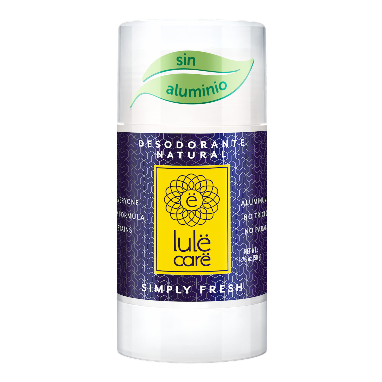 Desodorante En Barra Natural Sin Aluminio Simply Fresh LULË CARË 50 G