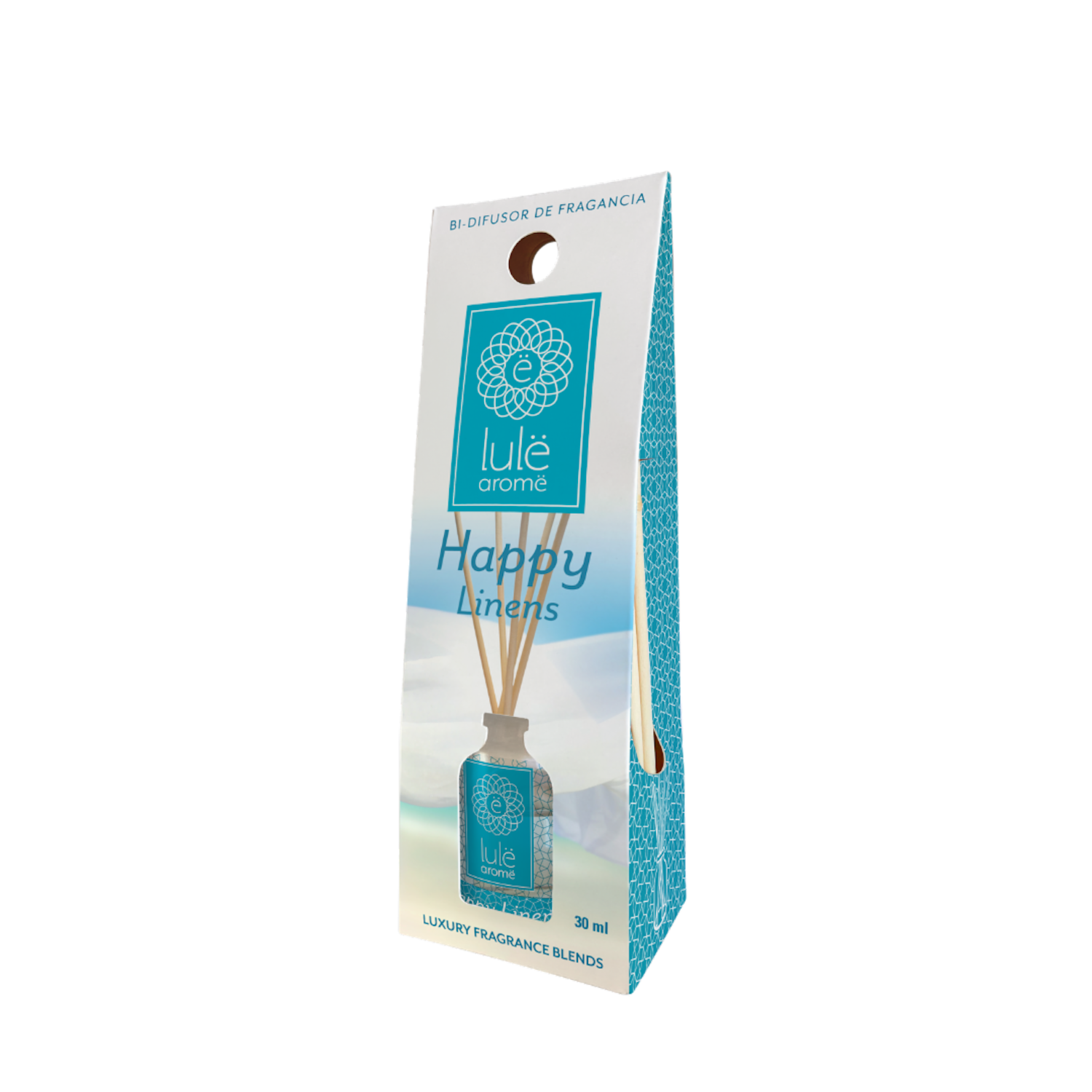 Bi-difusor Ambiental Fragancia Happy Linens LULË AROMË 30 Ml