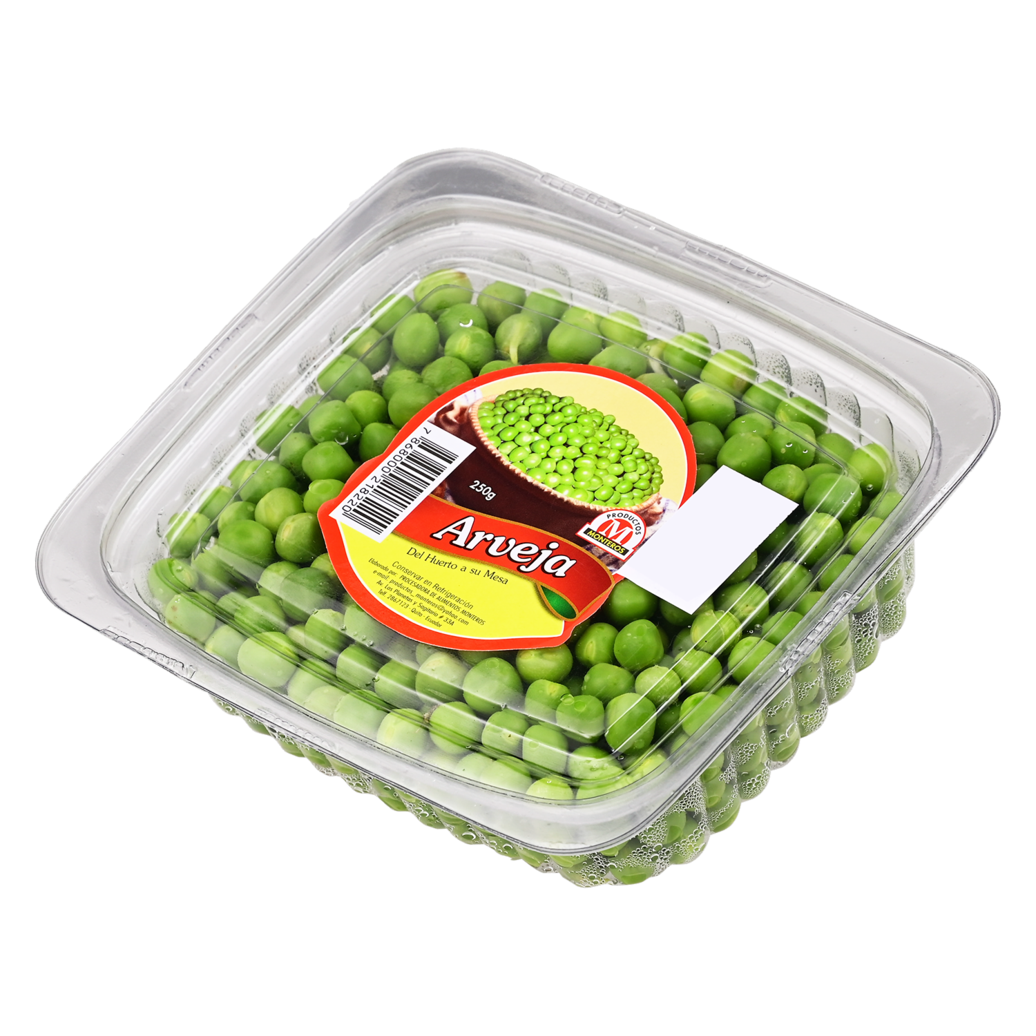 Arvejas Frescas PRODUCTOS MONTEROS 250  G