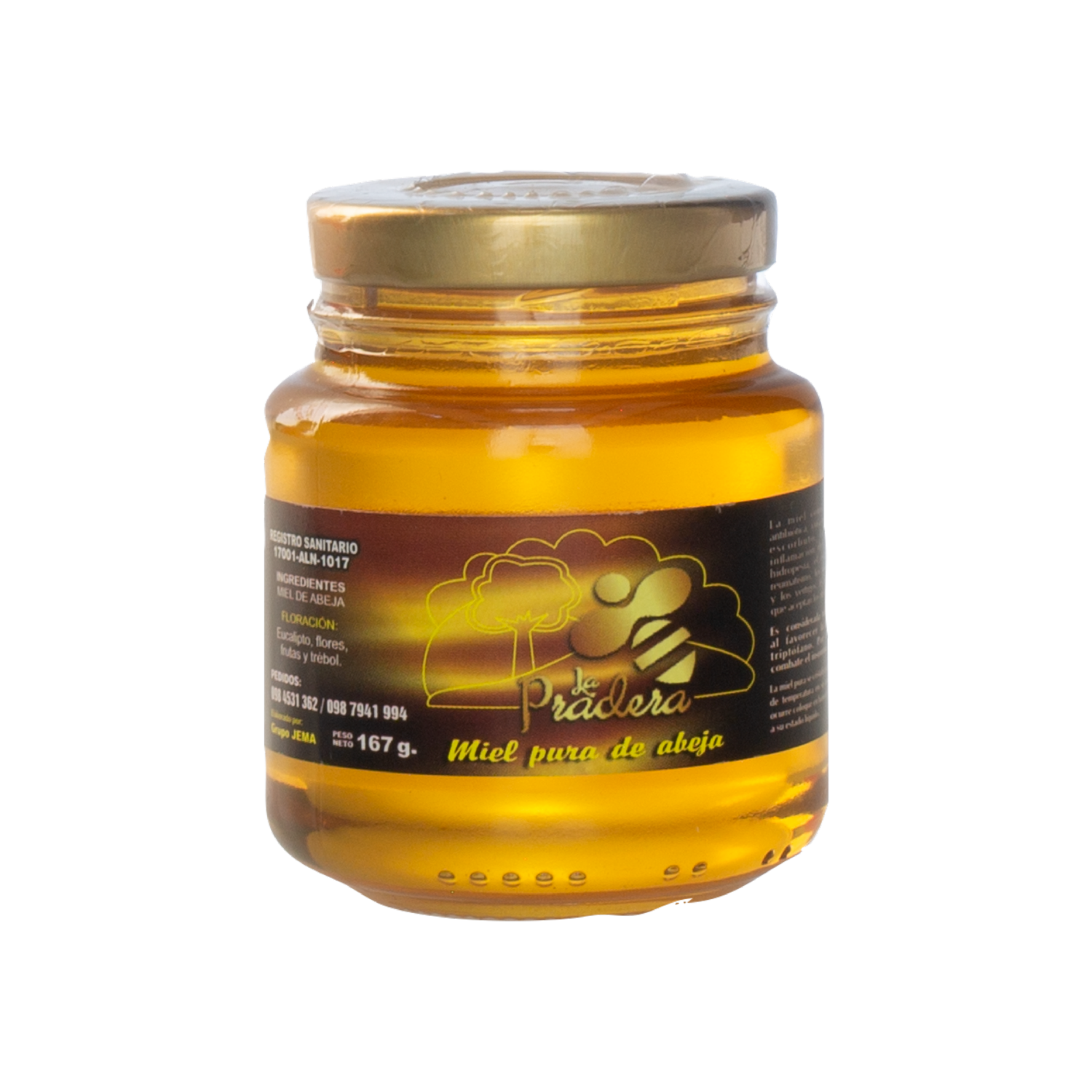 Miel De Abeja Clásica LA PRADERA Frasco