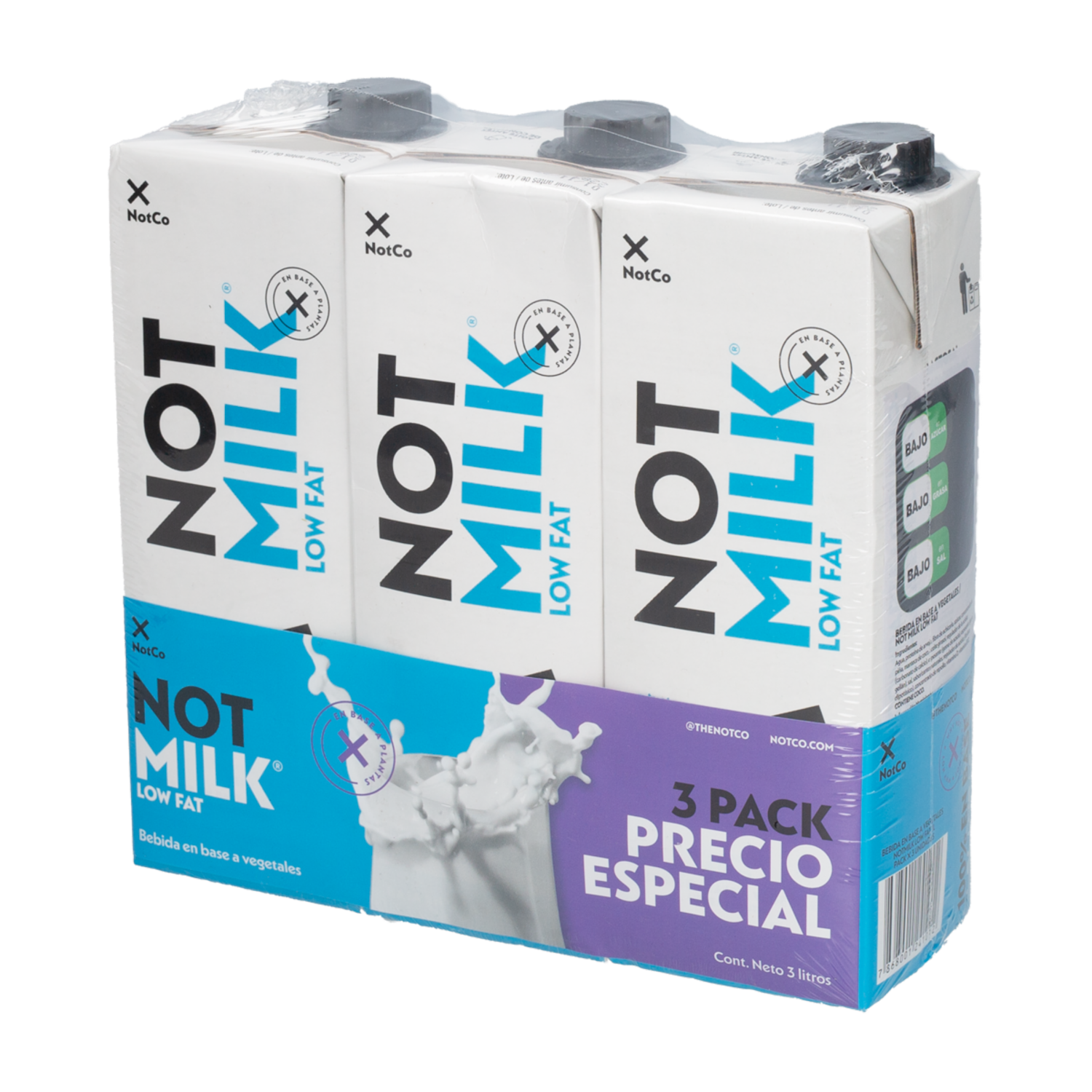 Bebida Vegetal Natural NOT MILK 3000 Ml