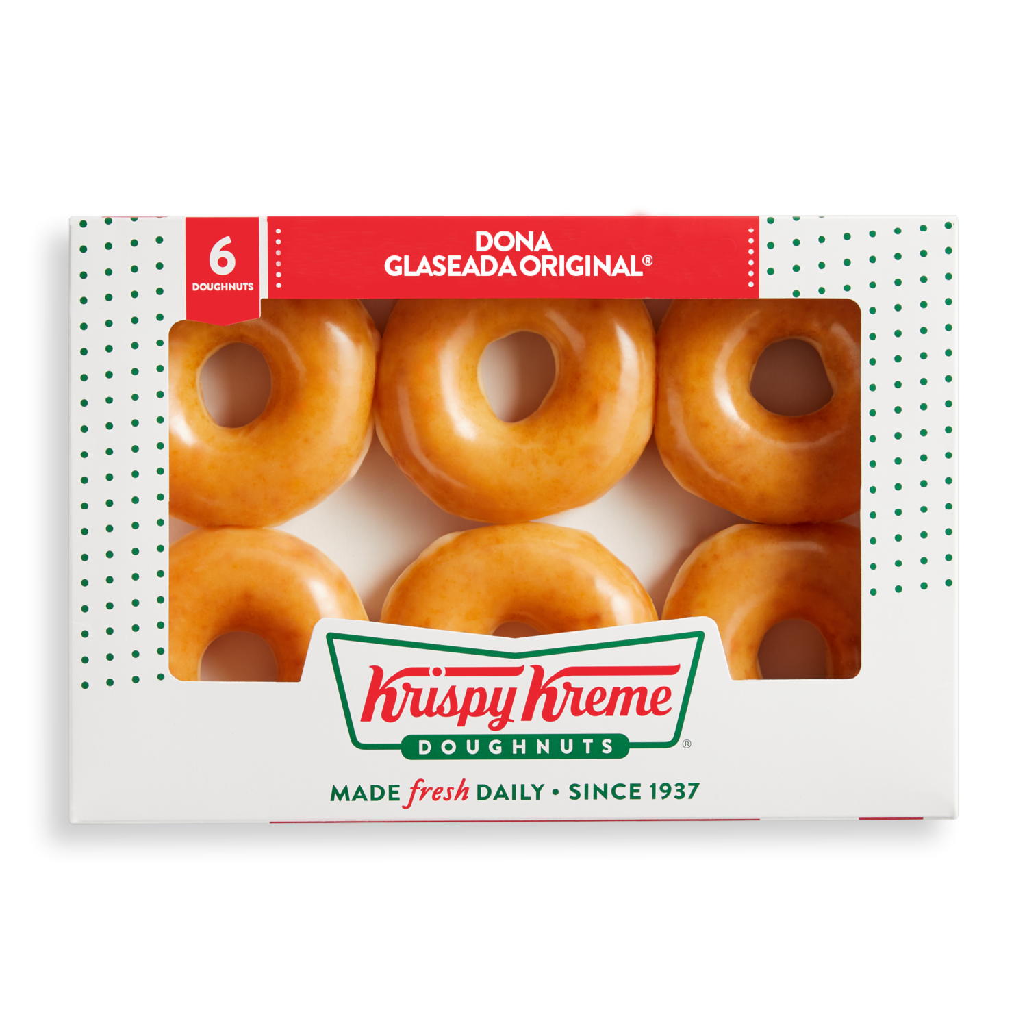 Donas Glaseada KRISPY KREME Pack X 6 Uds